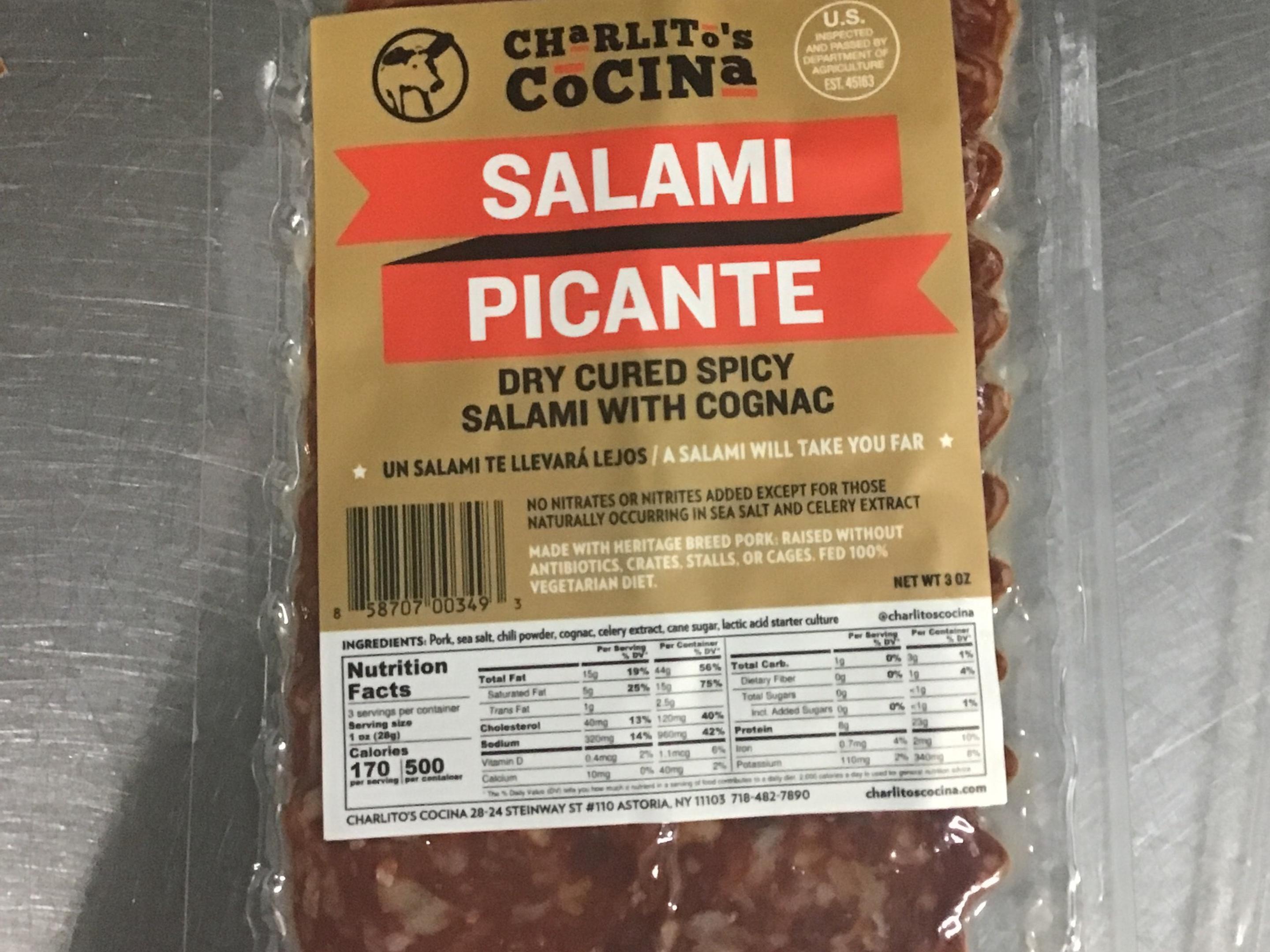 Charlitos Cocina salami picante