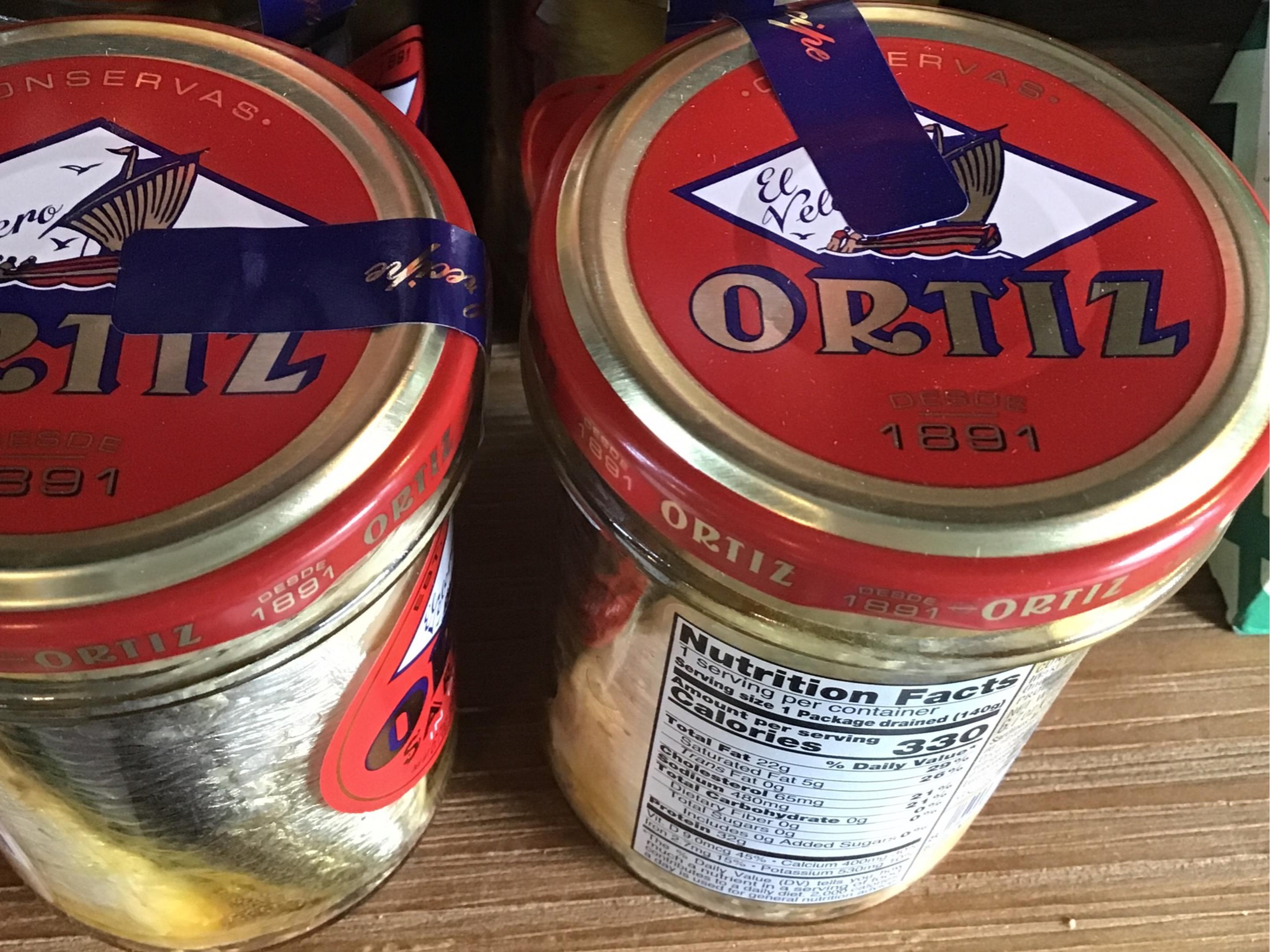 Ortiz Sardines Olive oil Jar