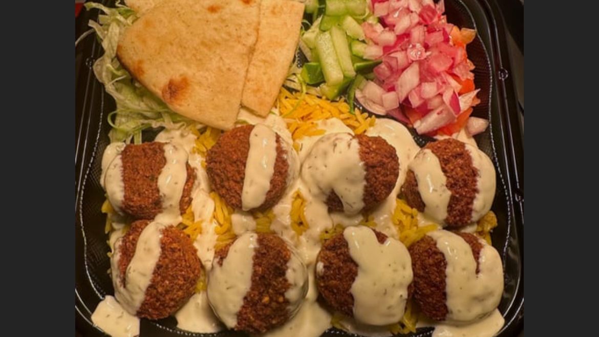 Falafel Over Rice