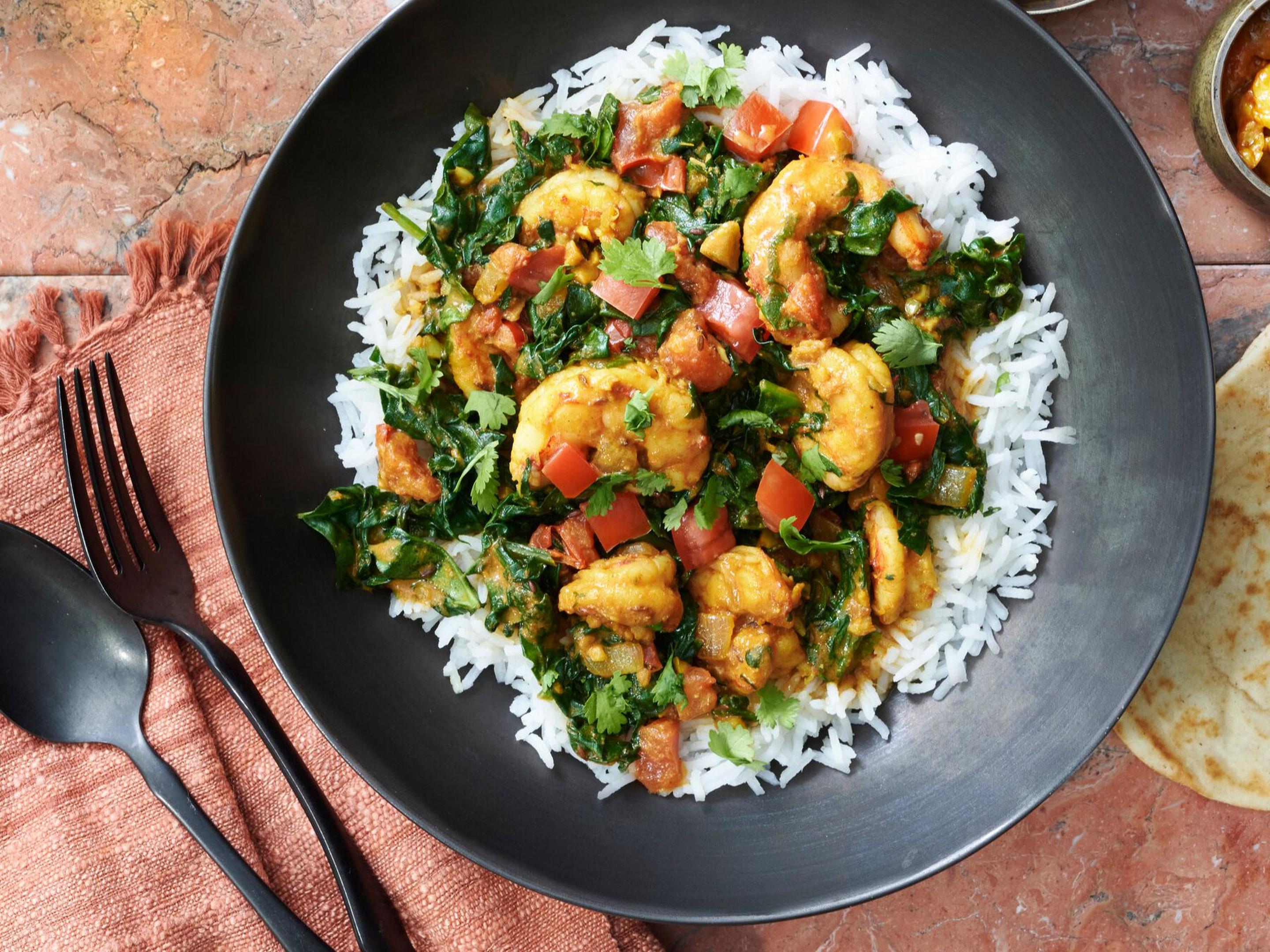 Shrimp Saag