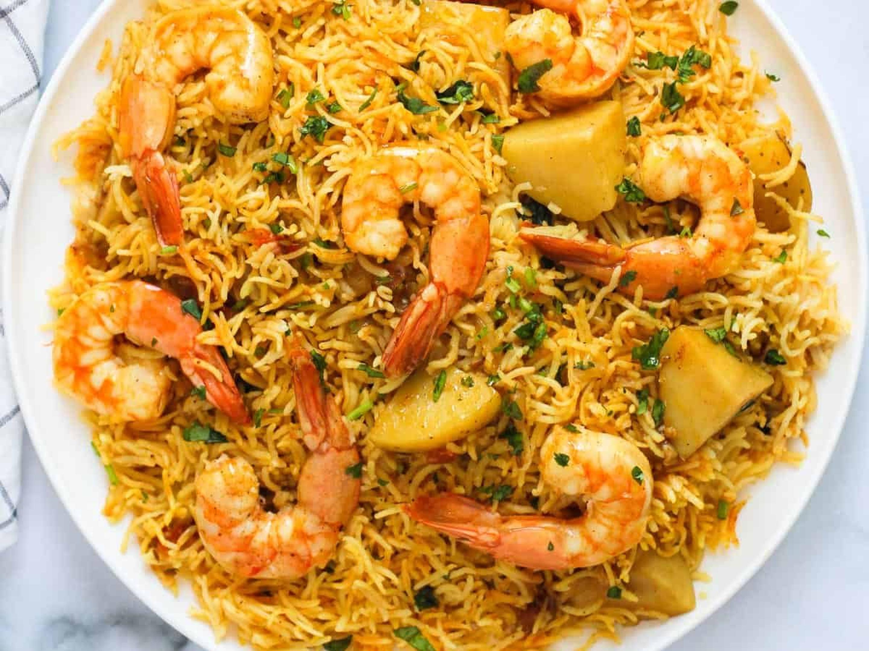 Shrimp Biryani