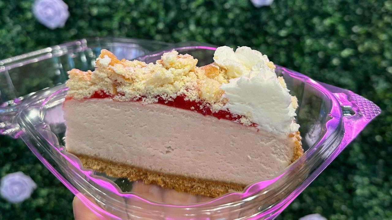 Raspberry Donut Cheesecake