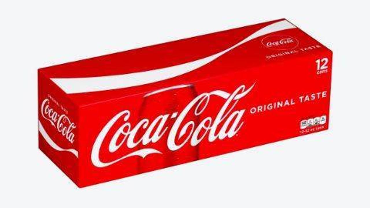 12pk Coca-Cola Classic cans