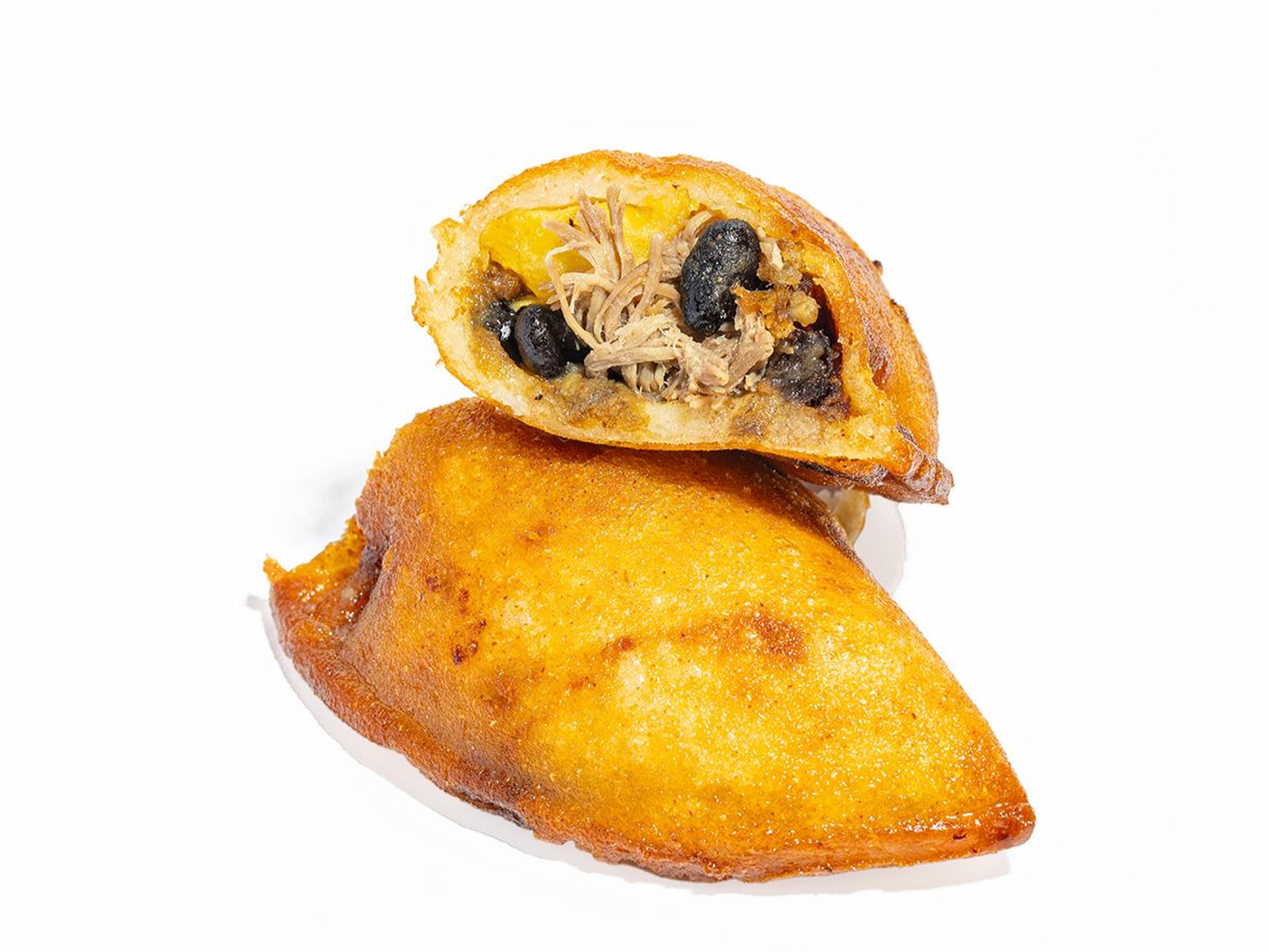 Fried Venezuelan Pabellon Empanada