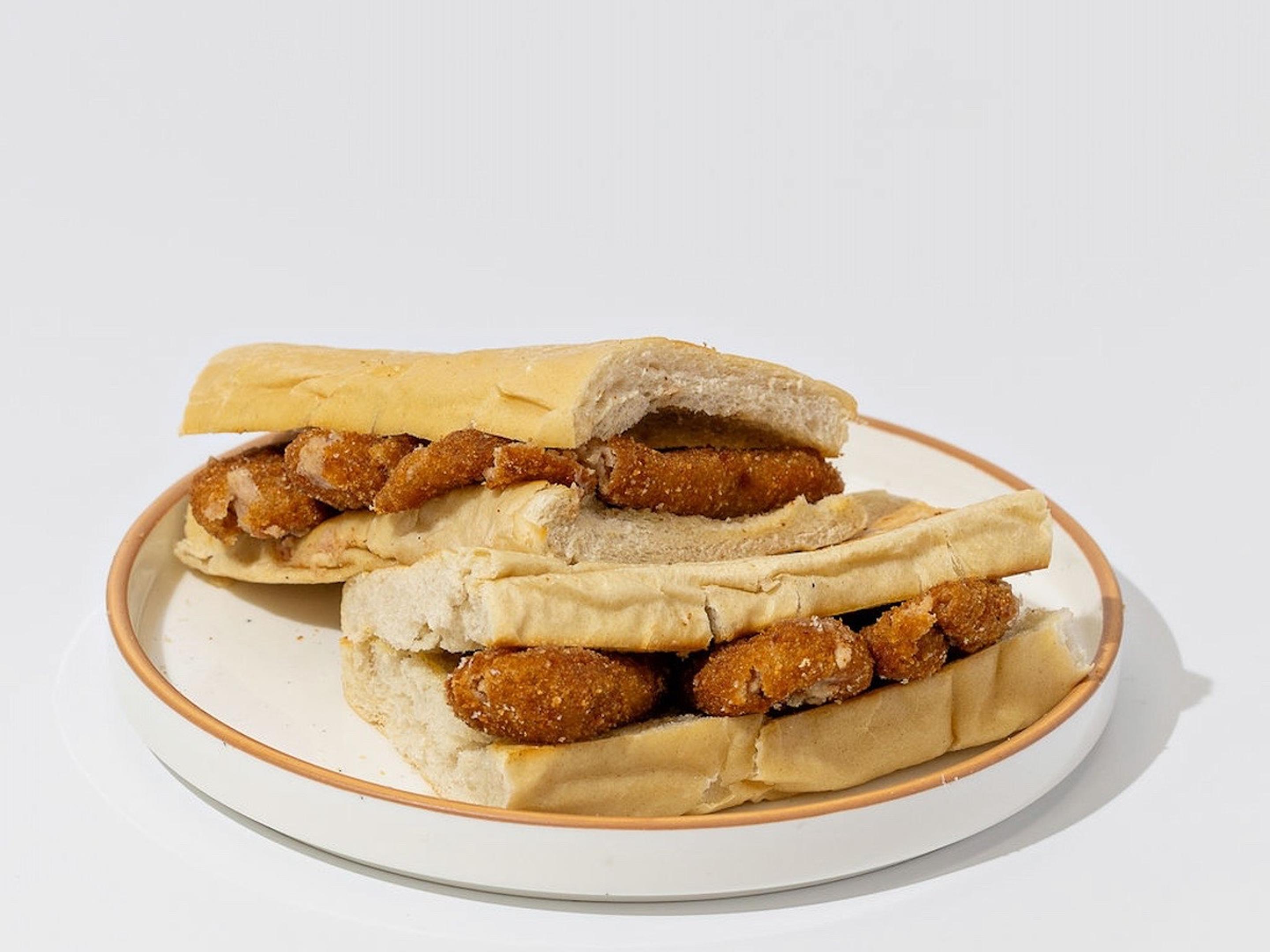 Pan con Croqueta de Jamón