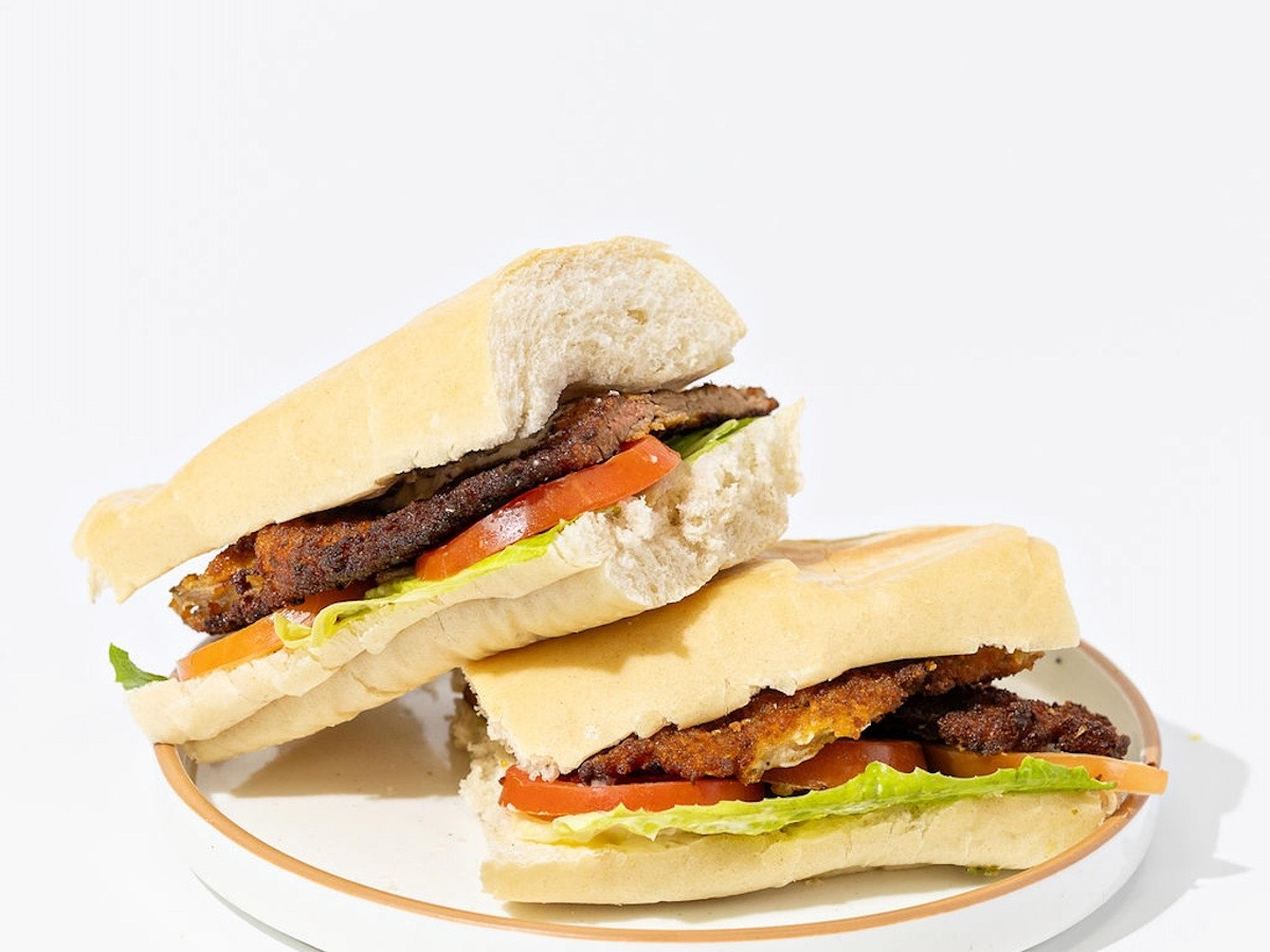Steak Milanesa Sandwich