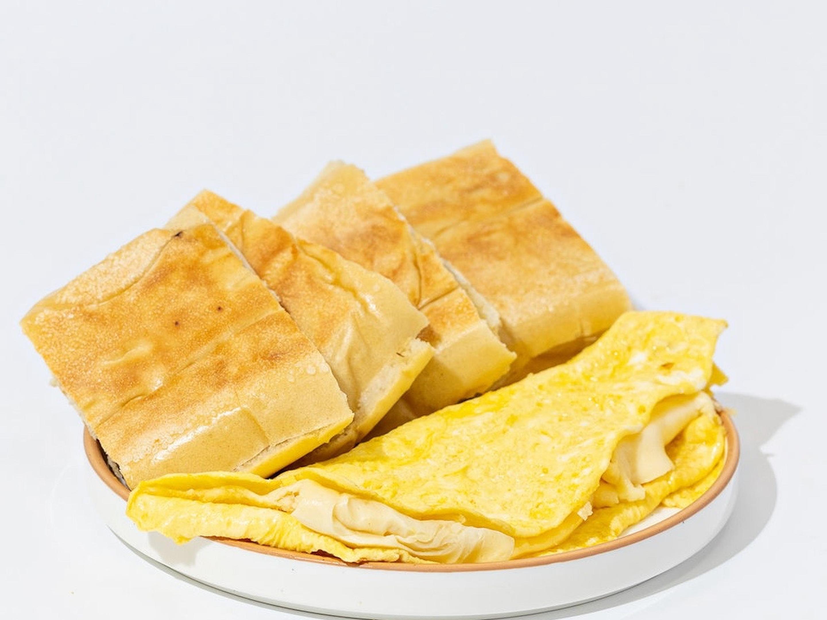 Cuban Tostada with Egg & Cheese