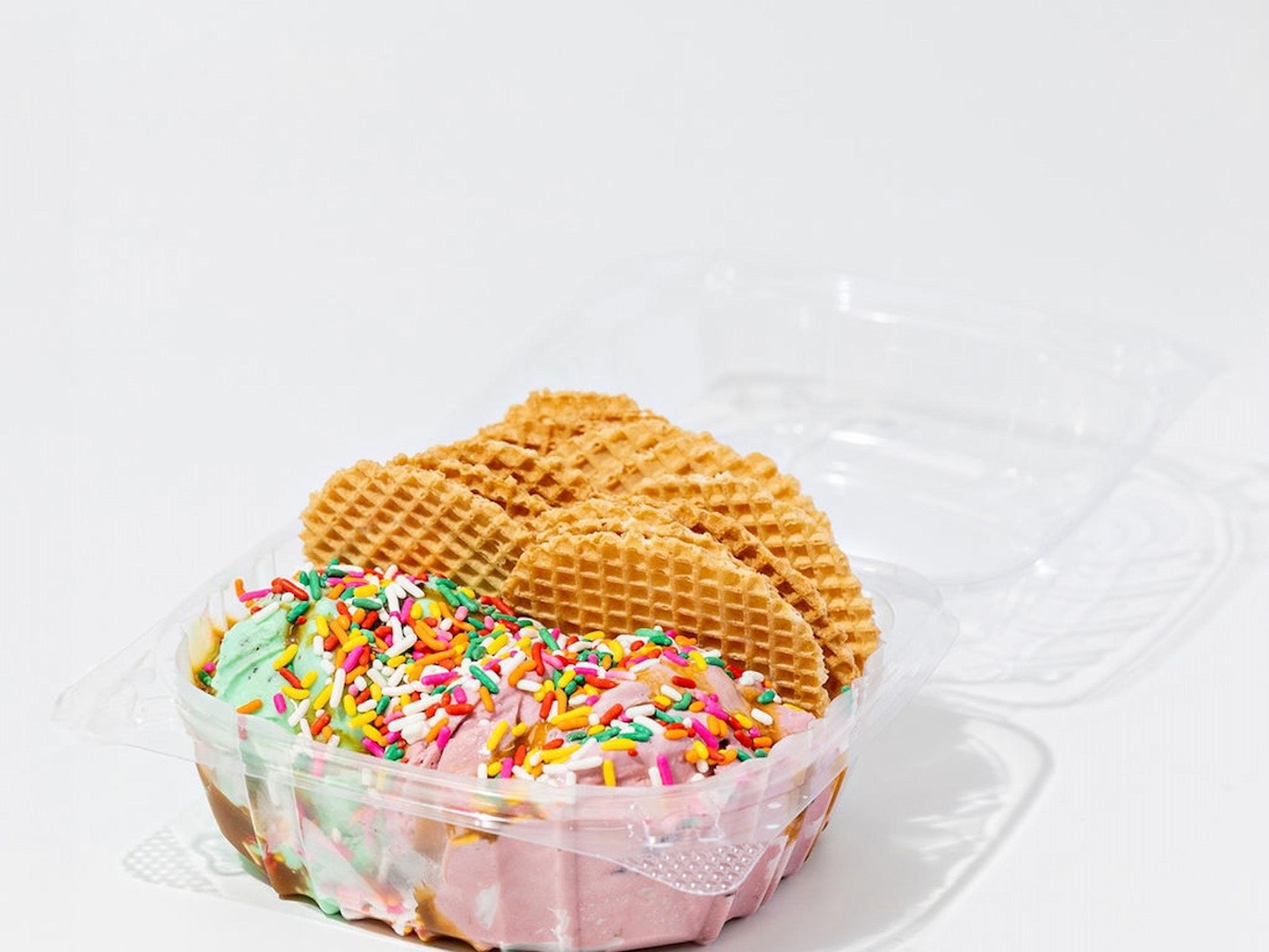 Personal Ice Cream Nachos