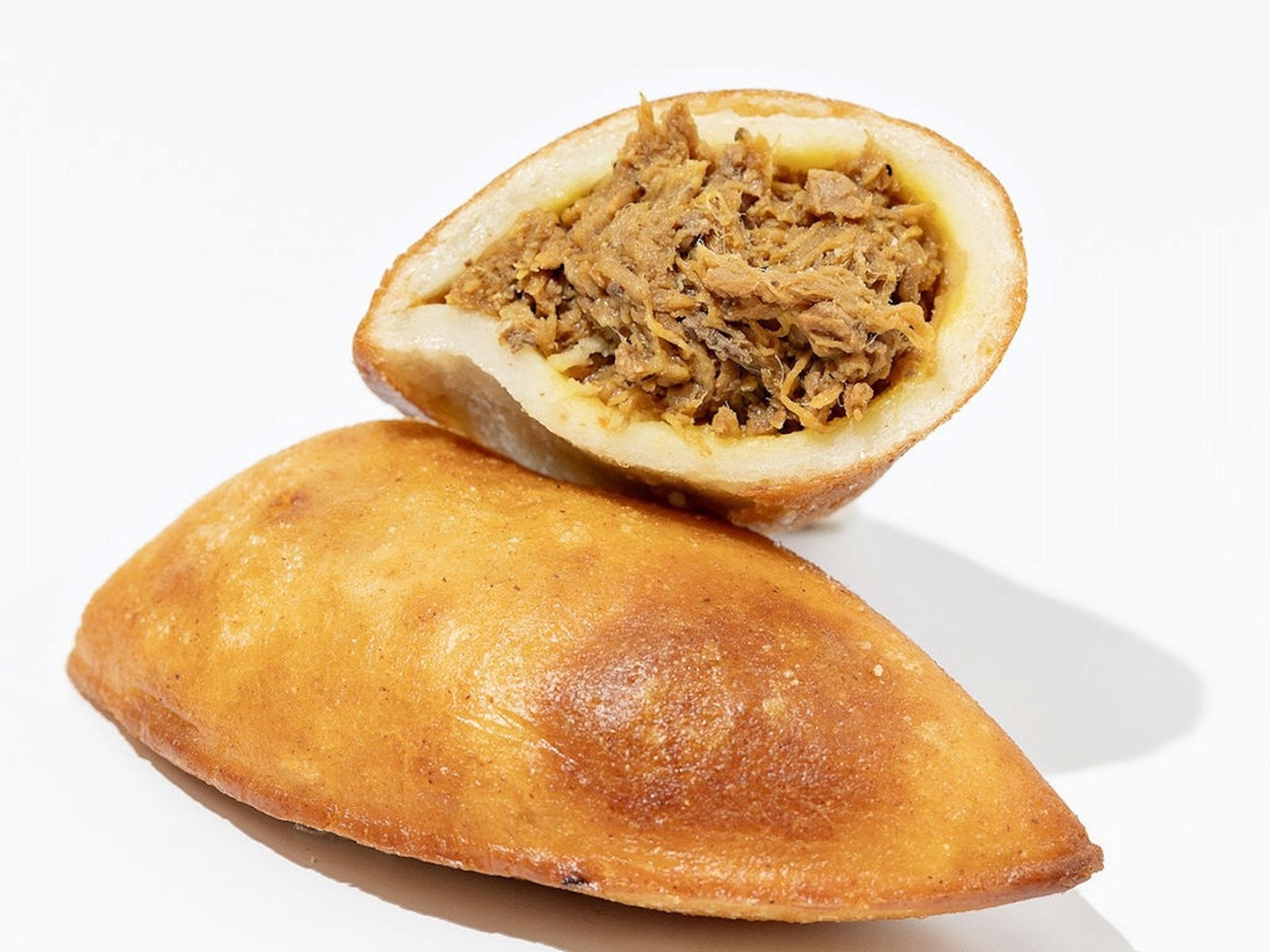 Fried Venezuelan Shredded Beef Empanada
