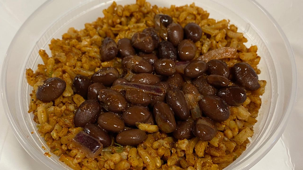 Brown Rice & Beans