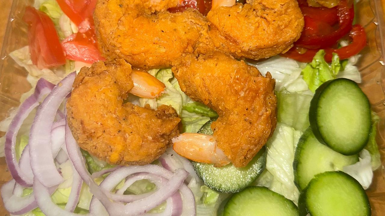 Garden Salad w/Shrimp