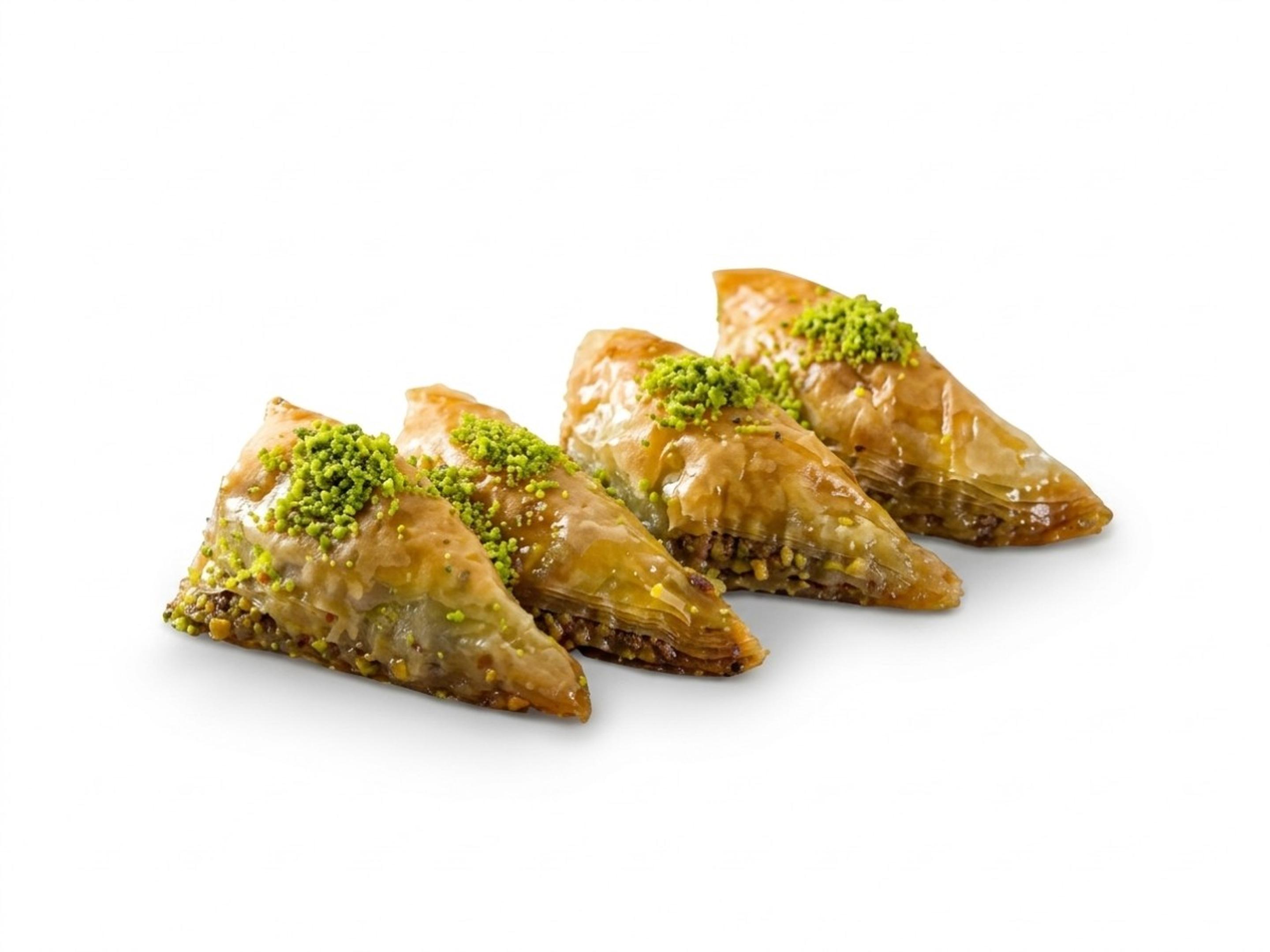 Small Triangle Pistachio Baklava Tray