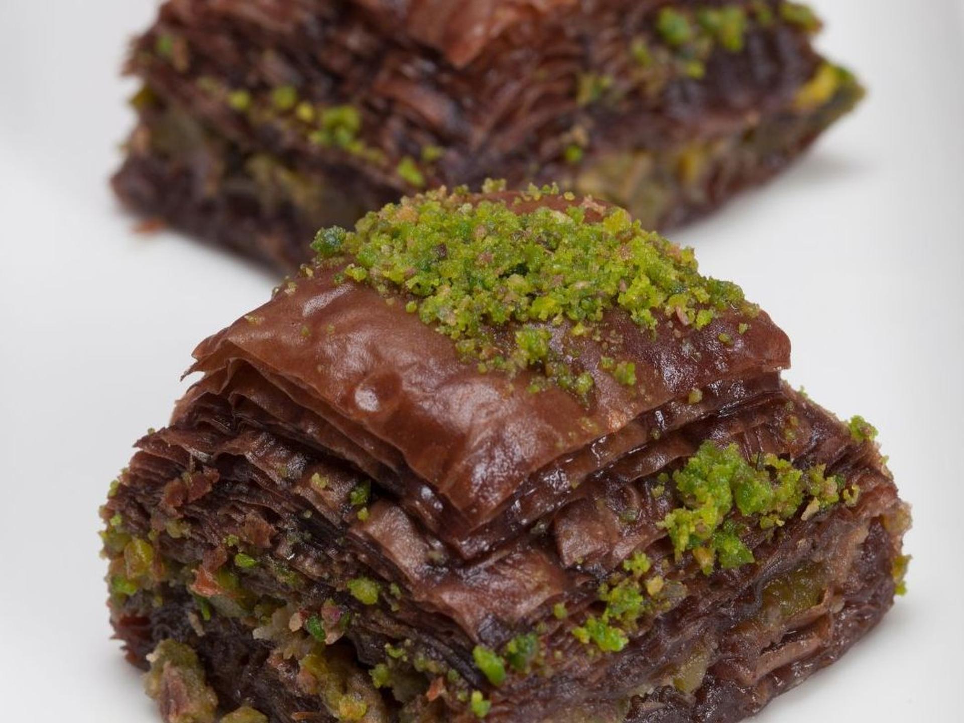 Chocolate Baklava Tray