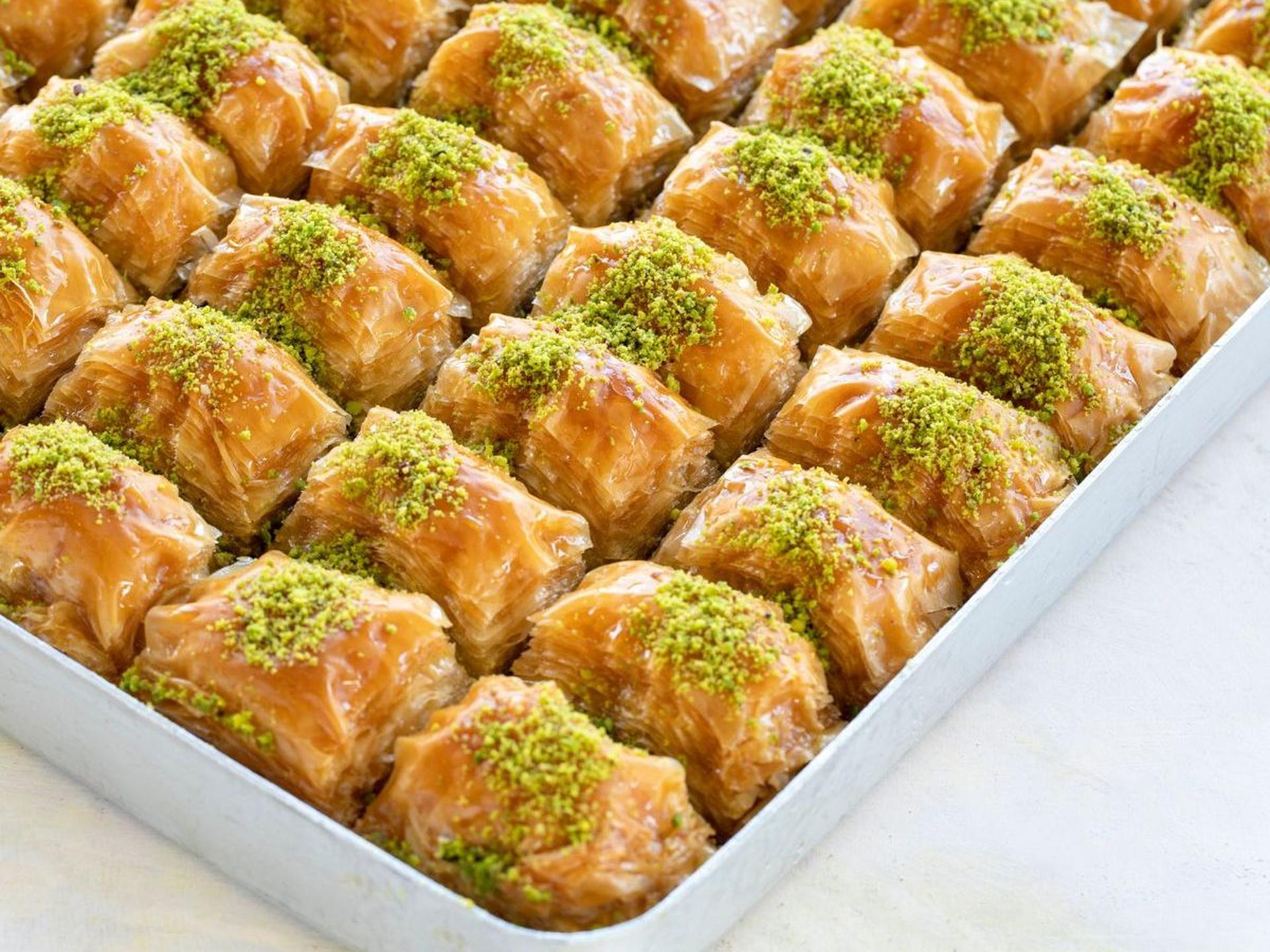 Pistachio Baklava Tray