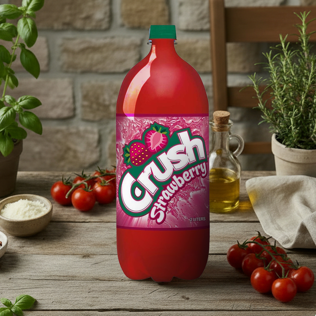 Crush Strawberry - 2L Bottle