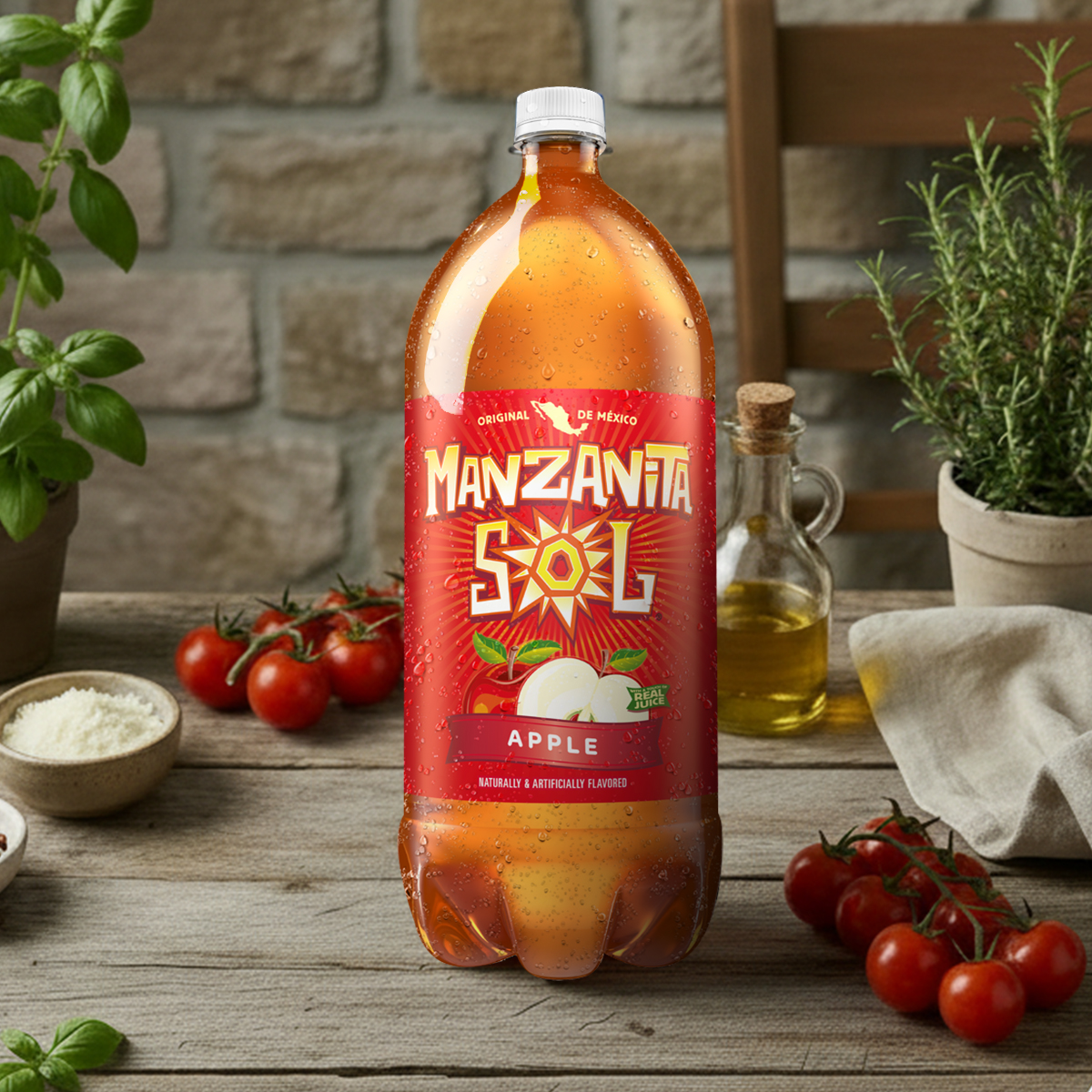 Manzanita Sol Apple Soda - 2L Bottle