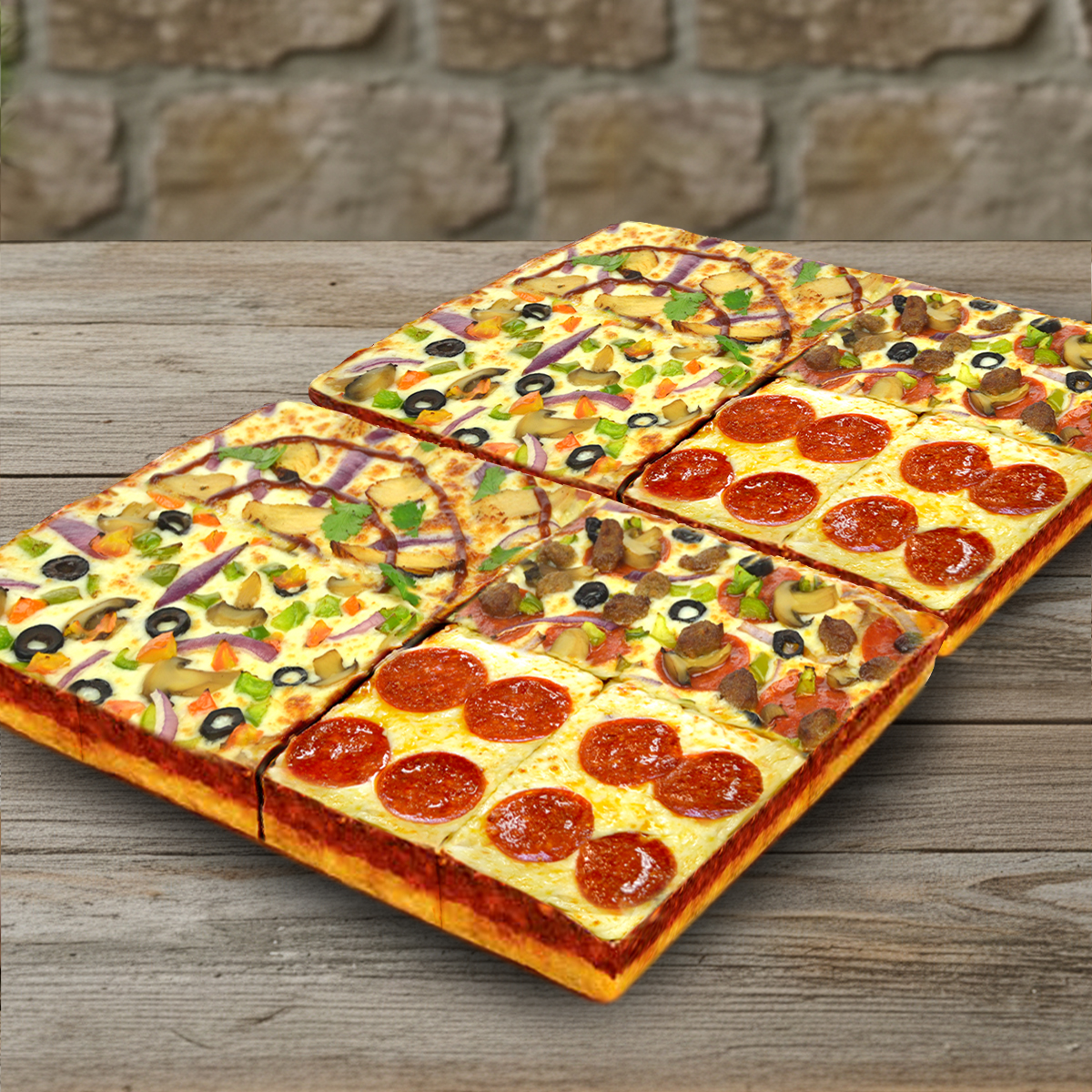 Build Your Own Giant Deepdish Pizza