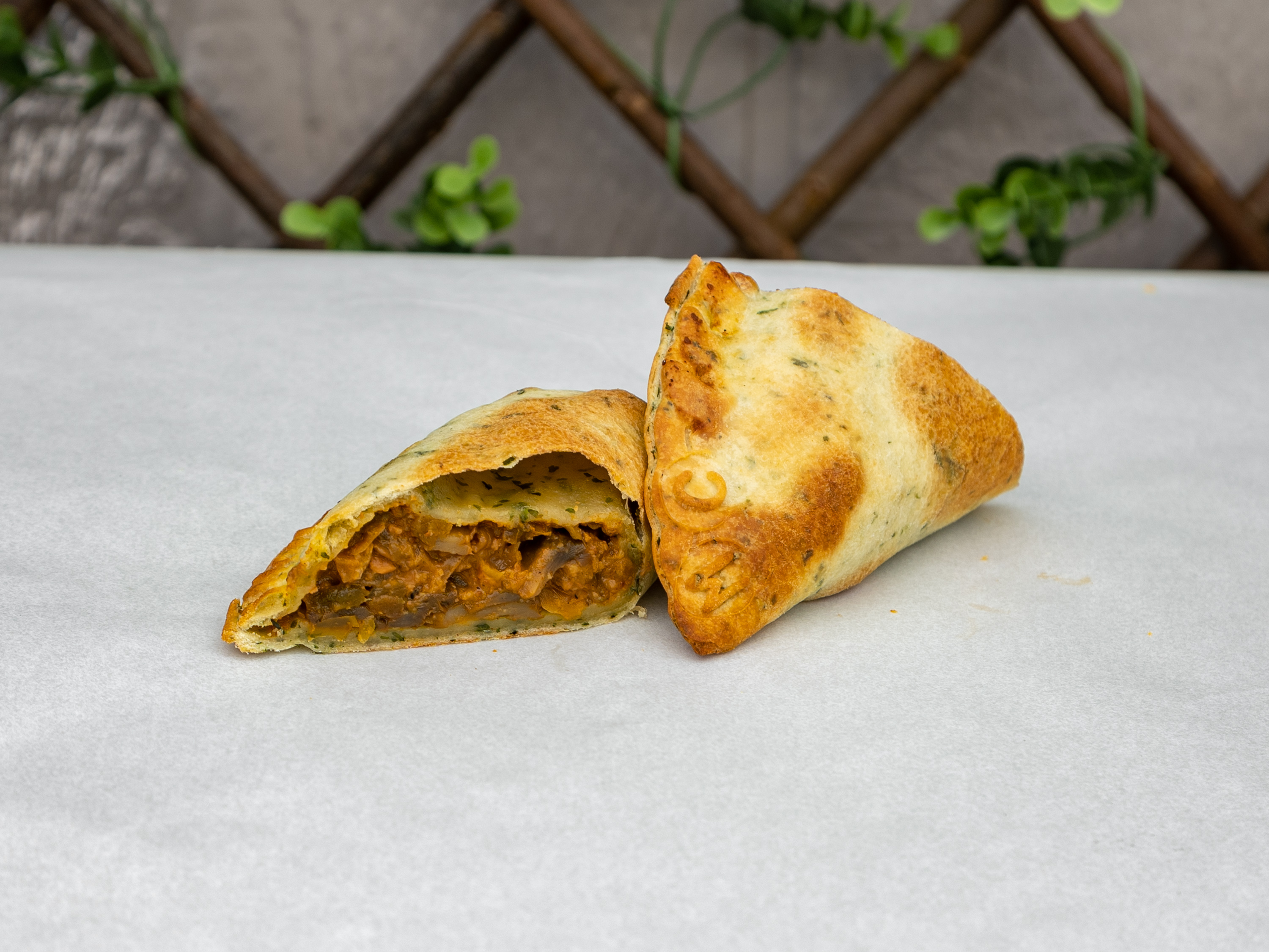 Mushroom + Cashew Cheese Empanada (MC) (vegan)