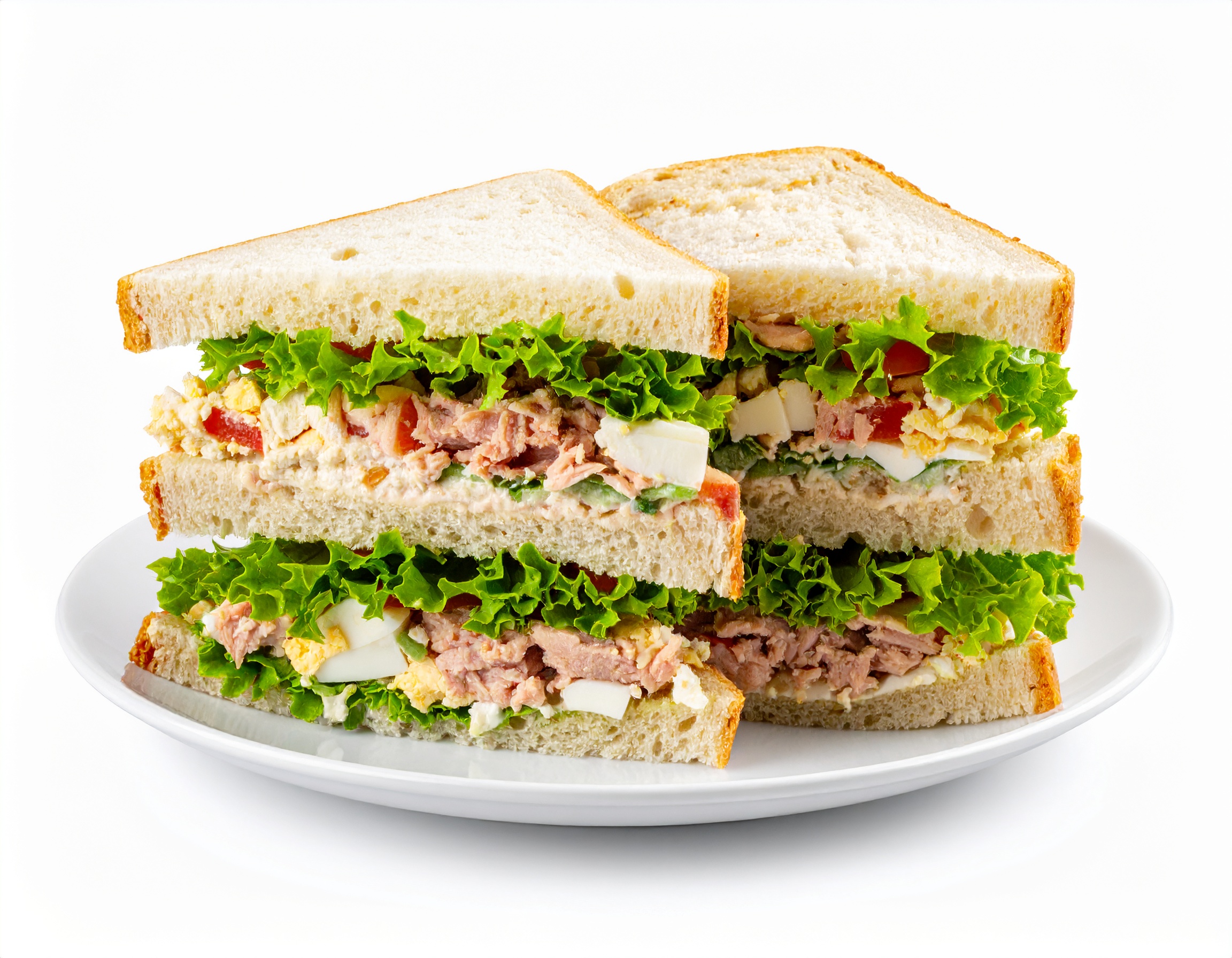Tuna Salad + Sliced Egg Club SW