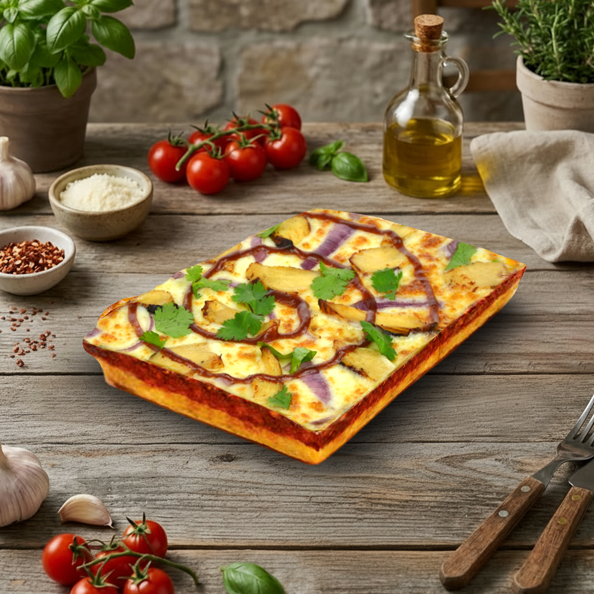 Piara Personal BBQ Chicken Pizza