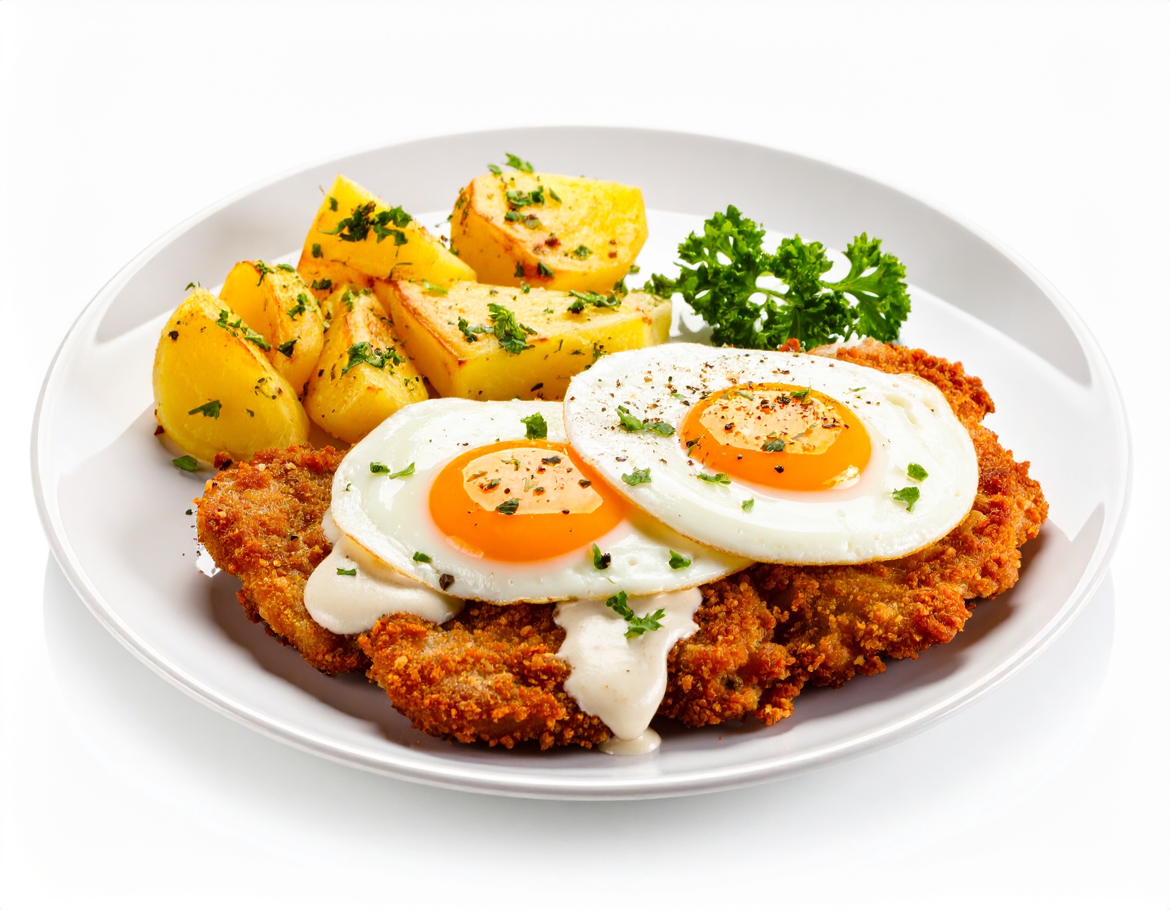 Chicken Fried Steak + Eggs
