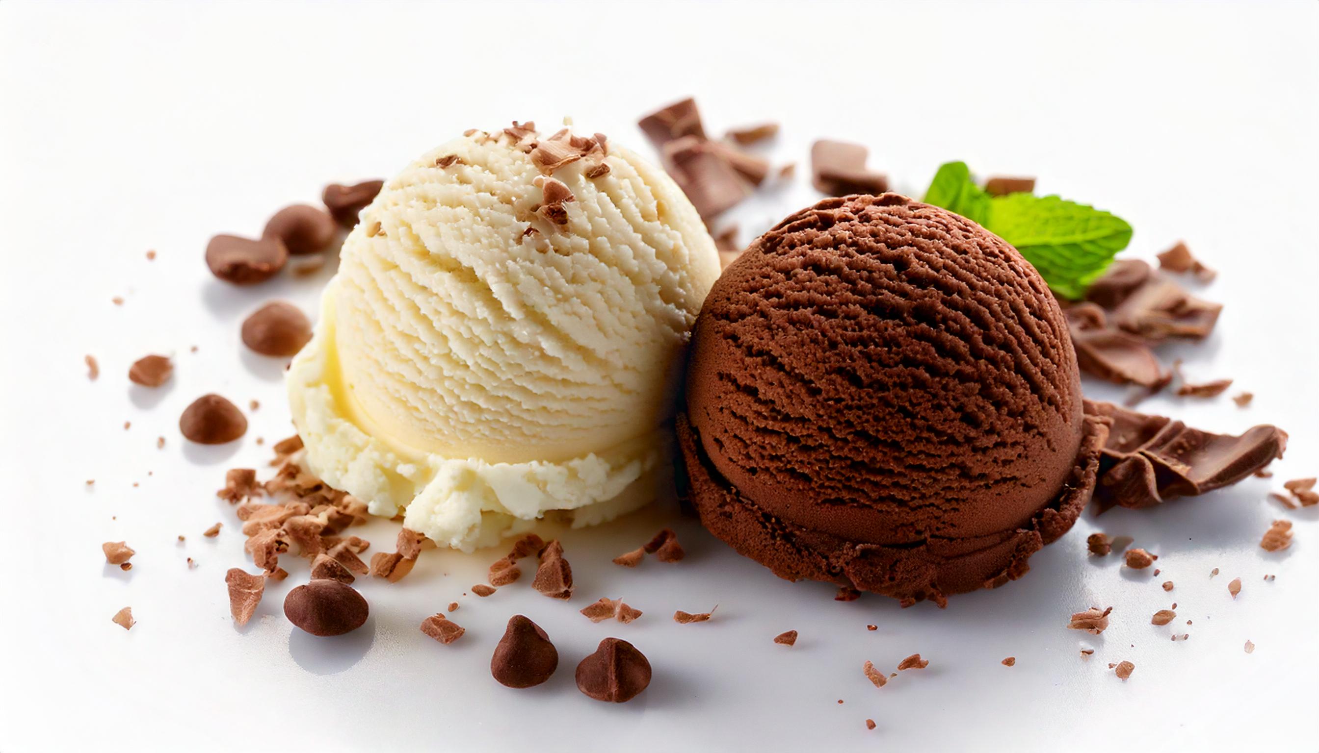 TWO SCOOPS of ICE CREAM