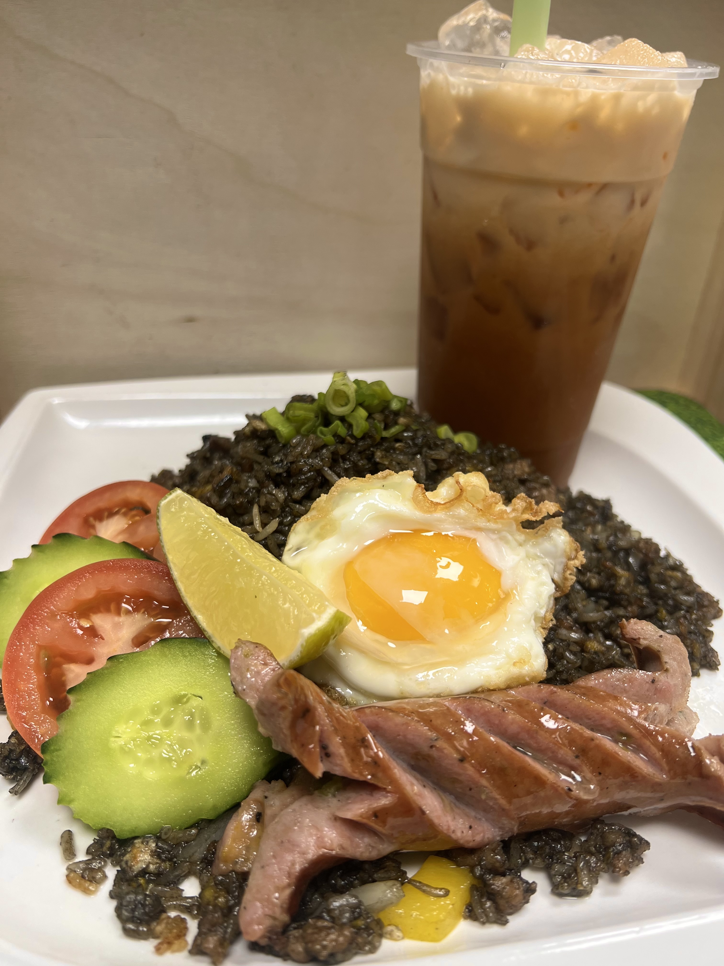 Halloweekend Special - Black Basil Fried Rice