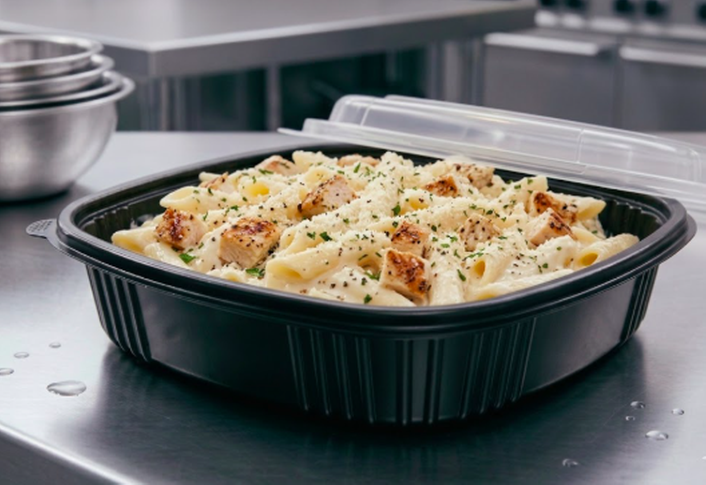 Chicken Penne Alfredo