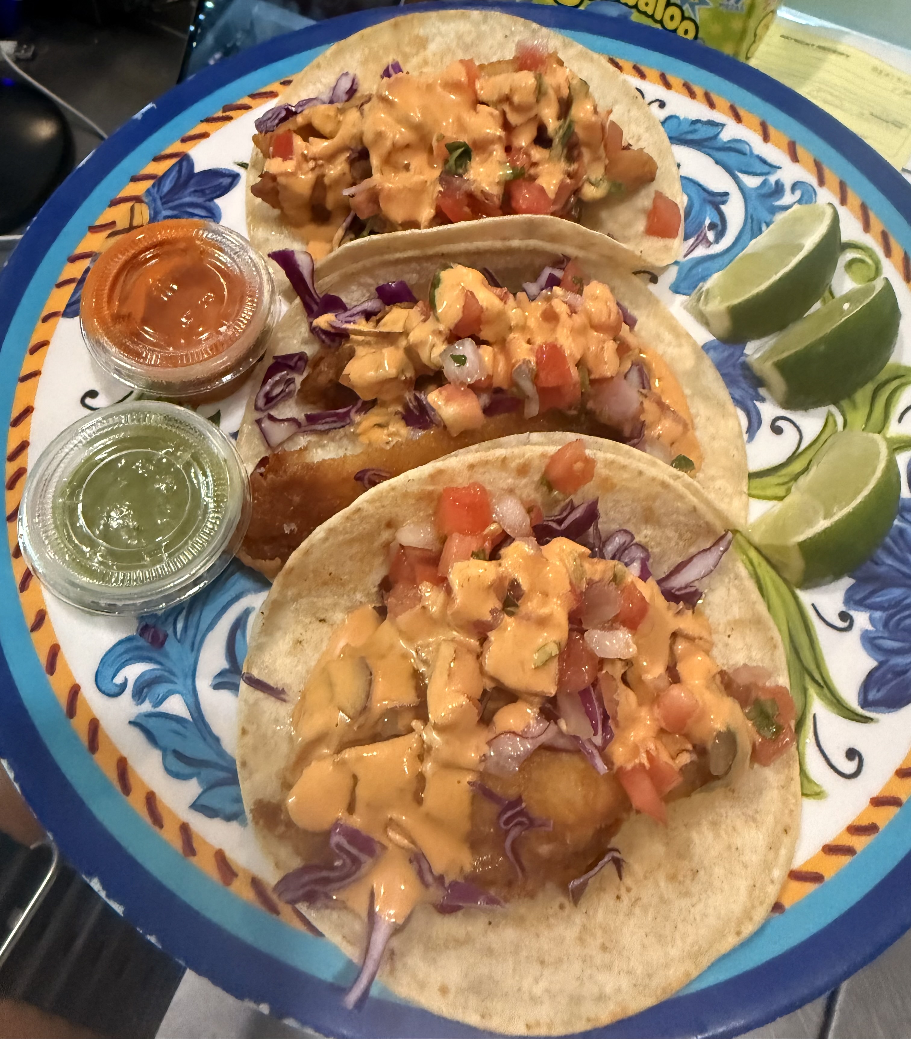 3 Fish Taco( Cod Fish)