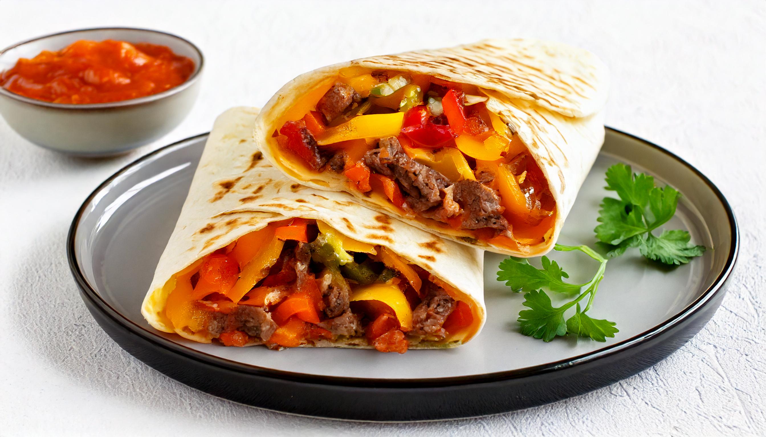 BEEF FAJITA WRAP