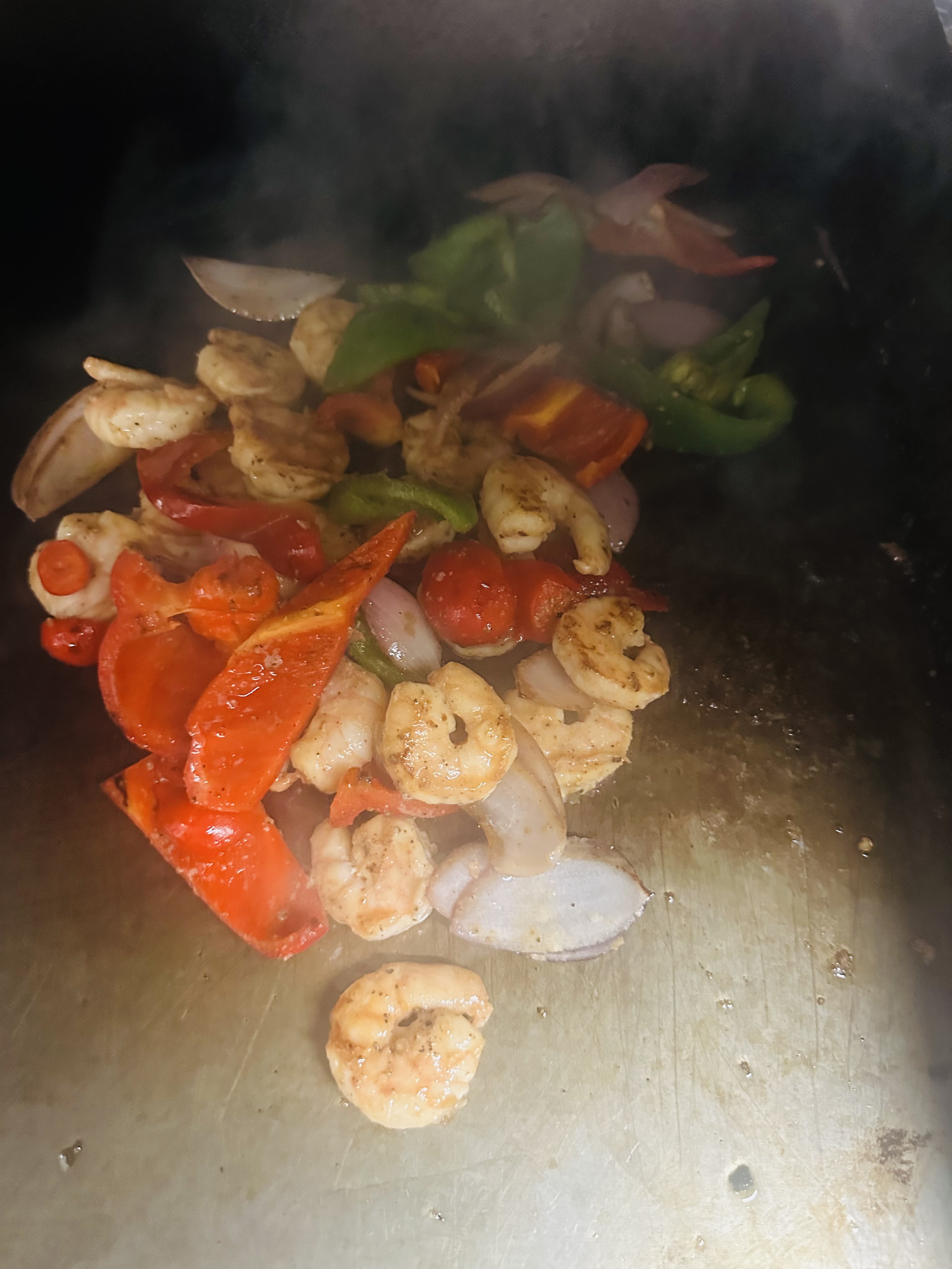Shrimp Fajita with Sautéed Sirloin Steak | #1