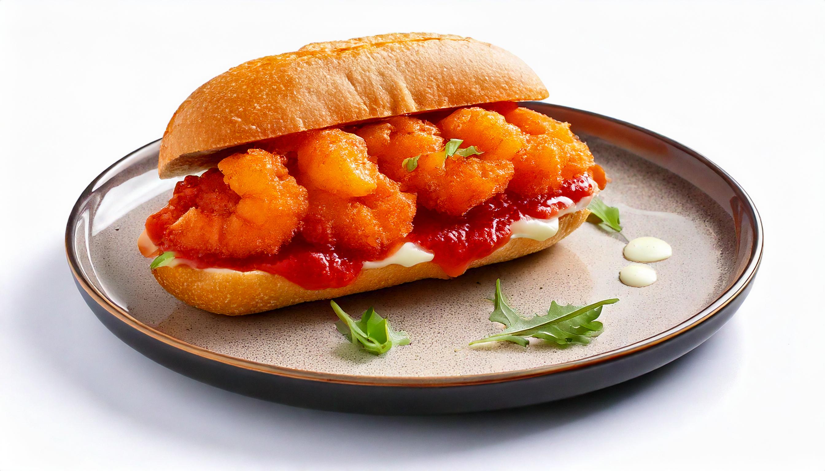 FRIED SHRIMP PARMIGIANA HERO