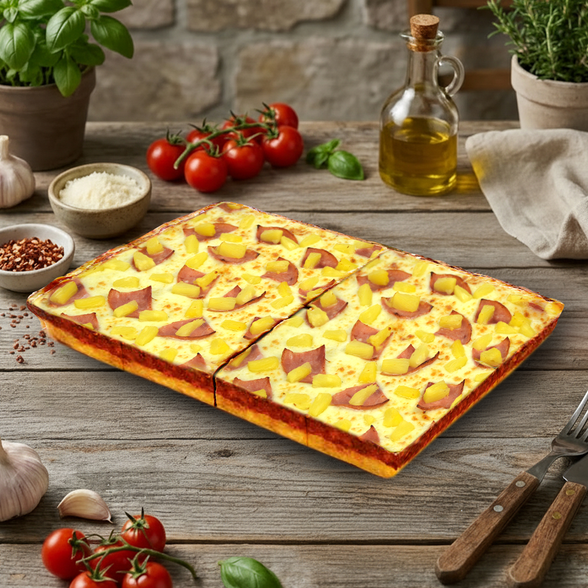 Piara Deep Dish Hawaiian Pizza