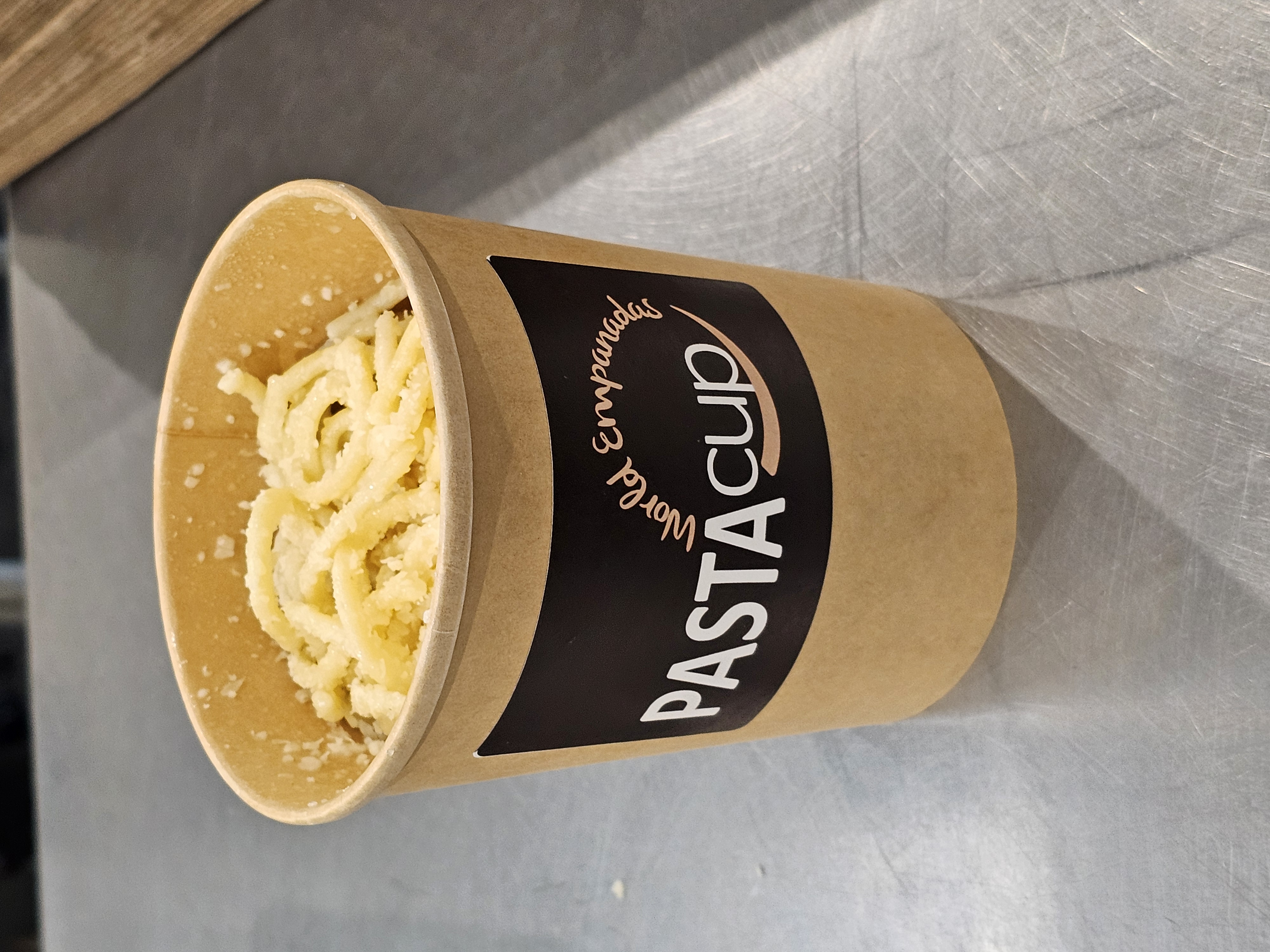 Large Pasta Cup Italian Style Pasta Noodles - Butter and Parm