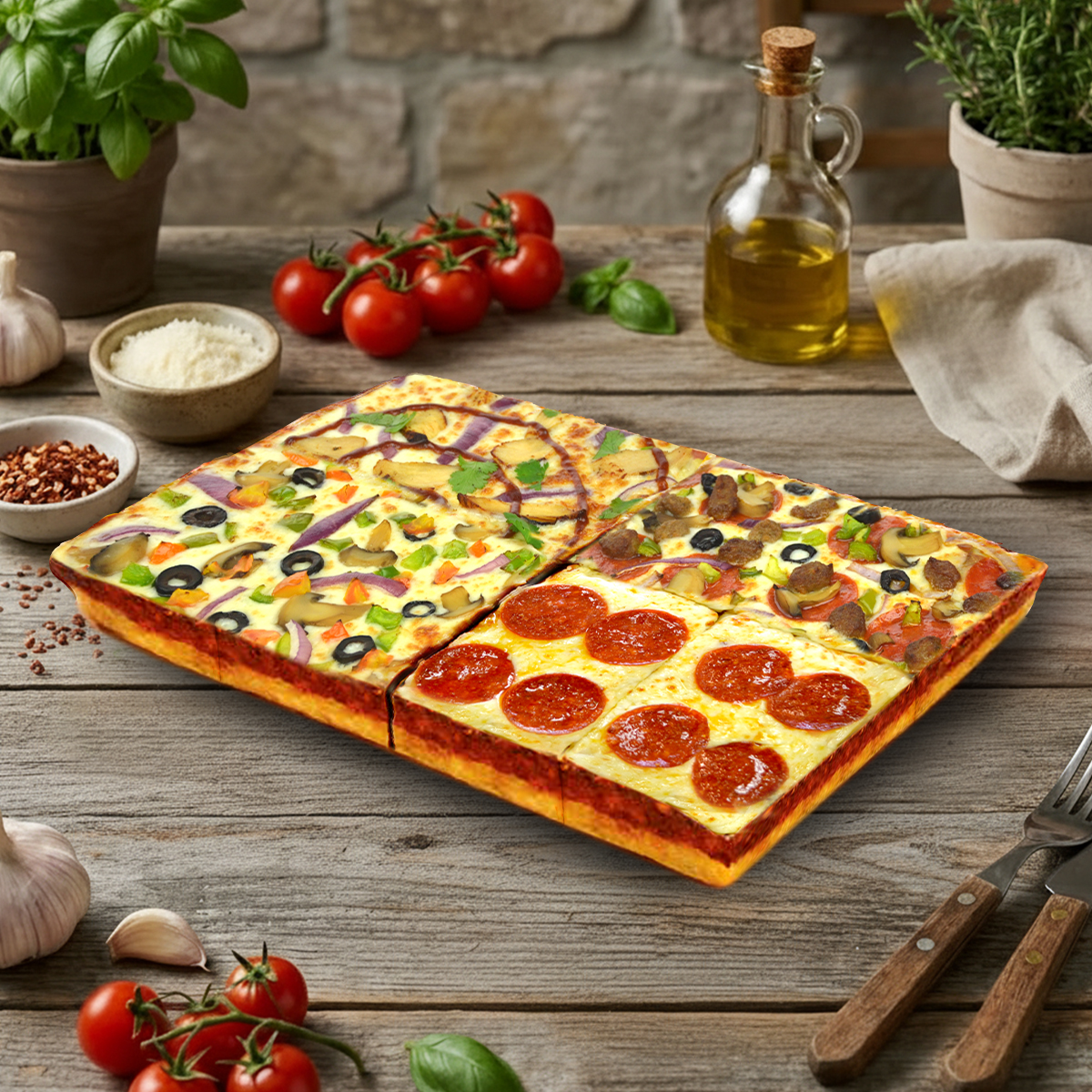 Deep Dish Build Your Own Pizza