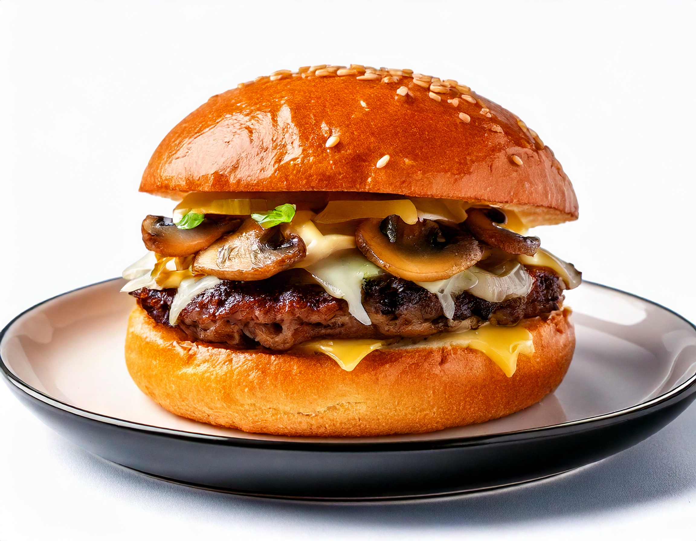 Shroom N' Onion Burger