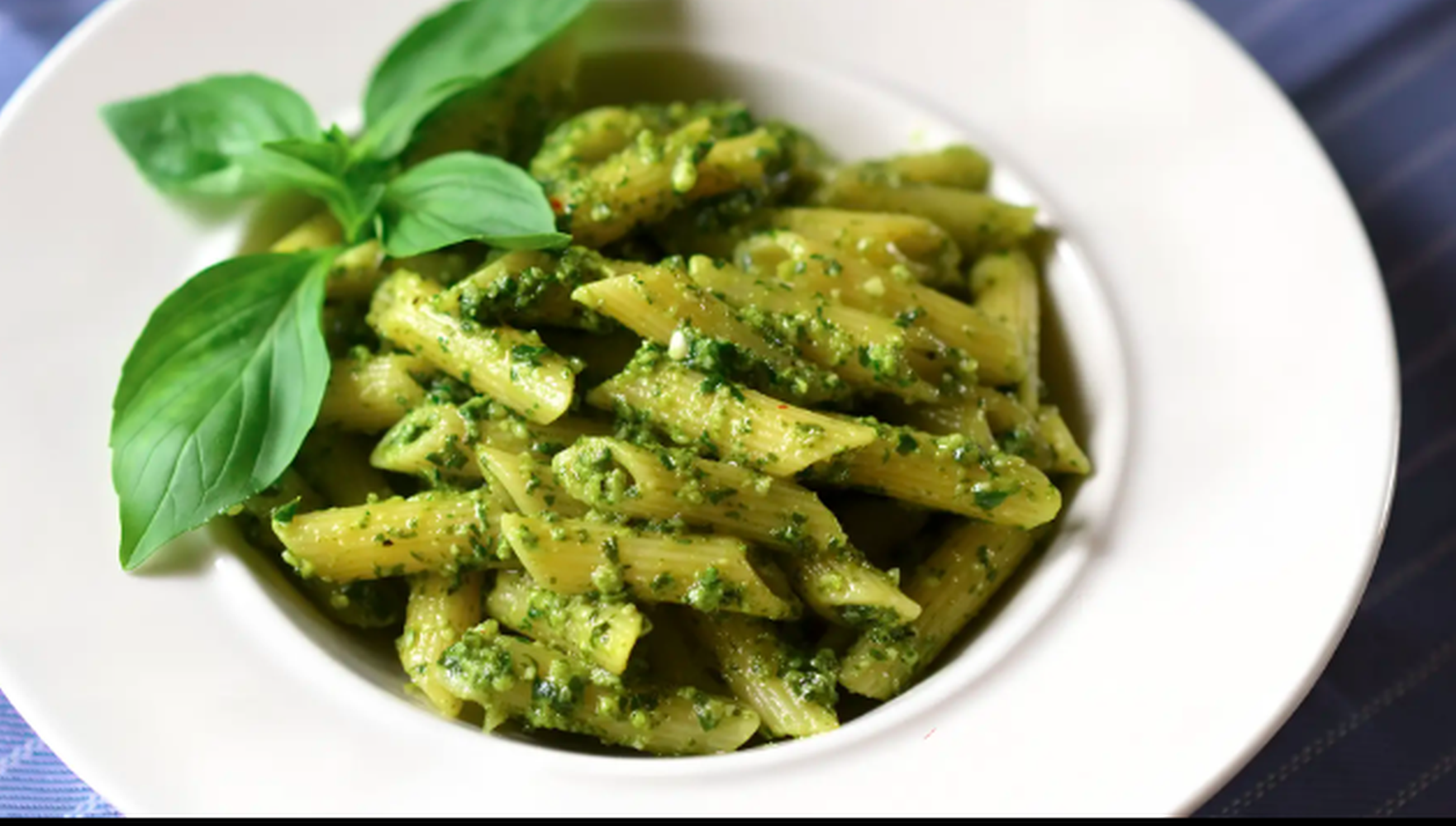 Penne With Basil Pesto Genovese