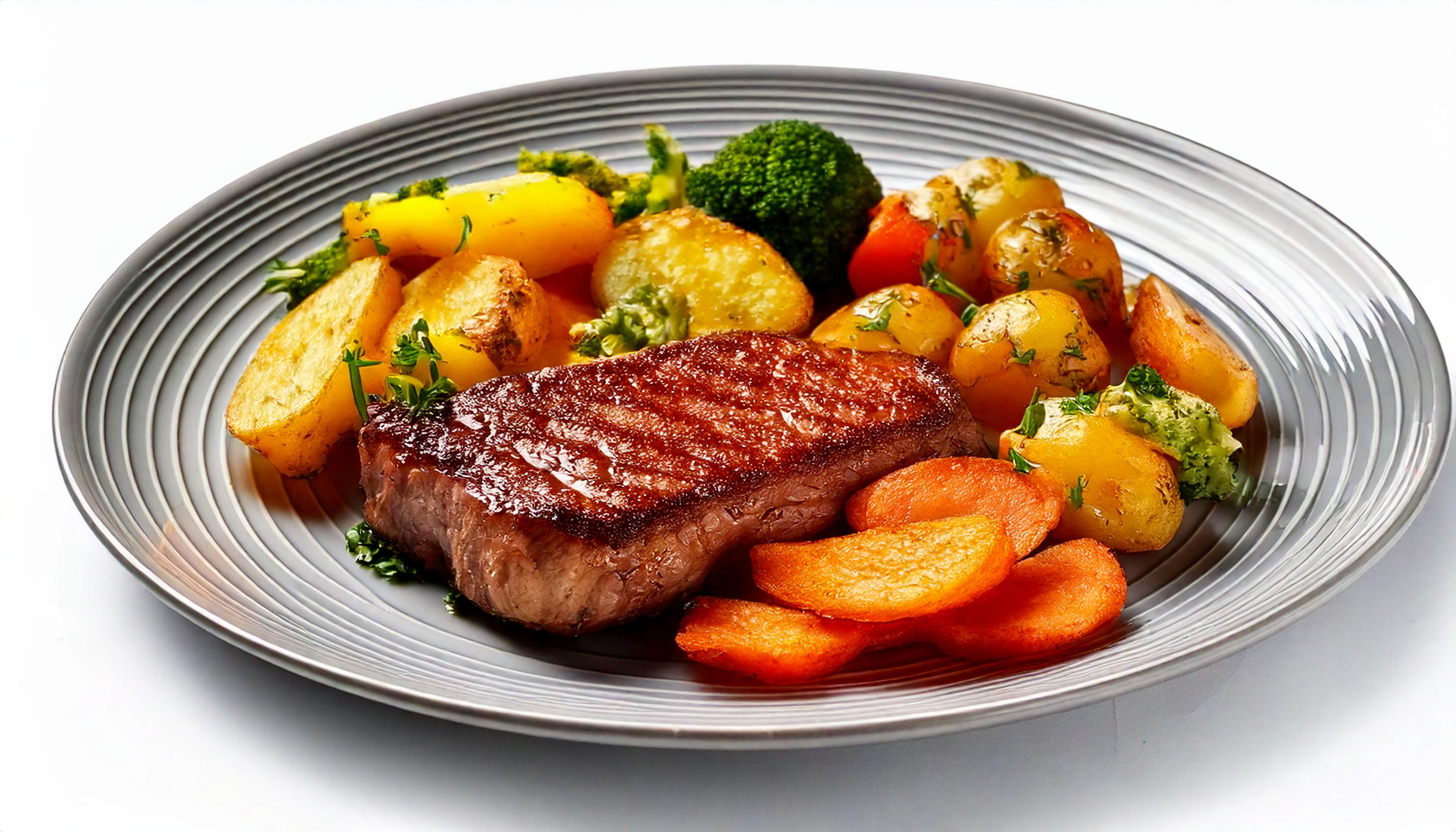 Broiled New York Steak Full Dinner