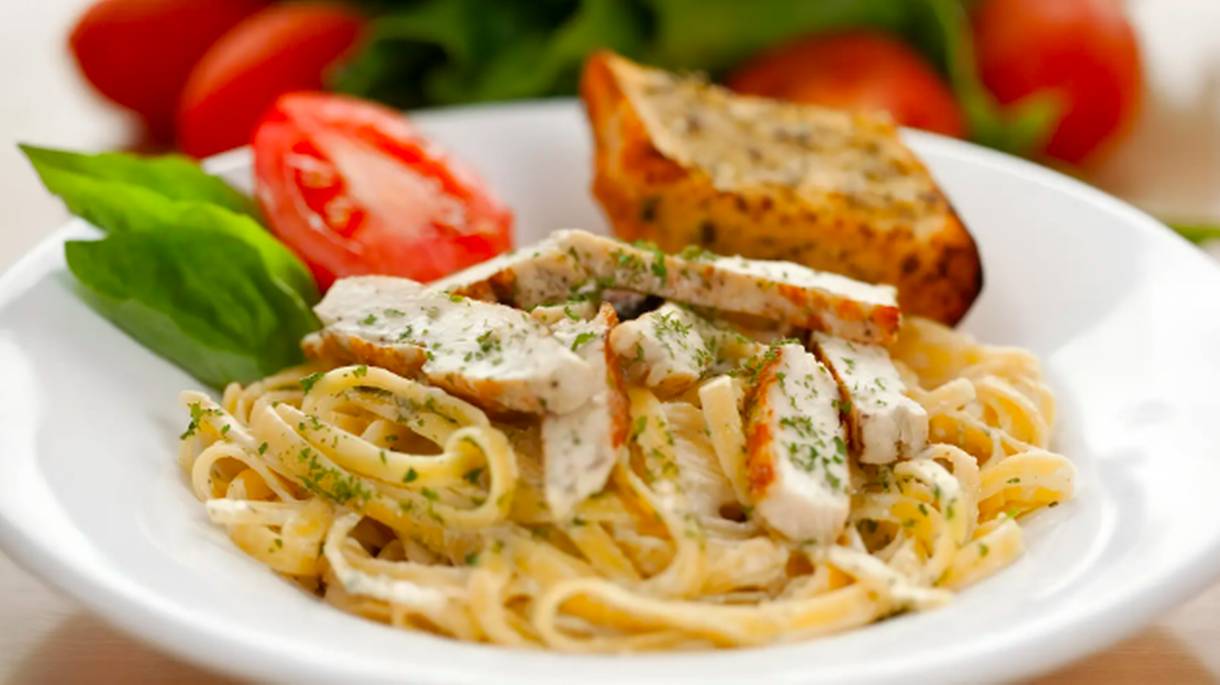 Herb-Roasted Chicken Fettuccine Alfredo