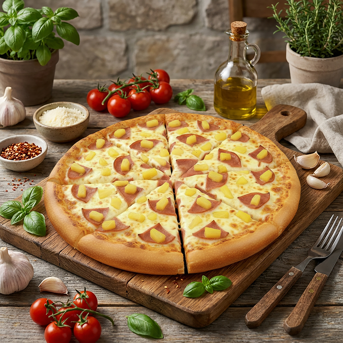 Large Piara Hawaiian Pizza