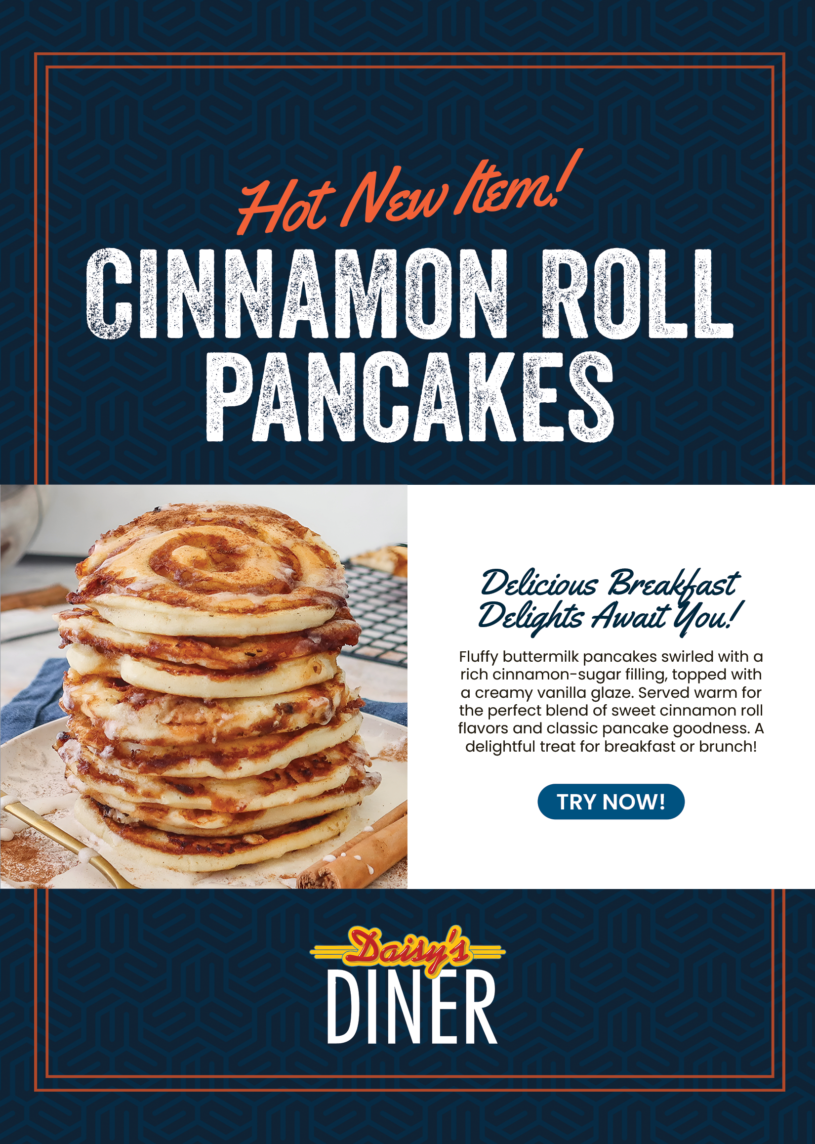 CINNAMON ROLL PANCAKES