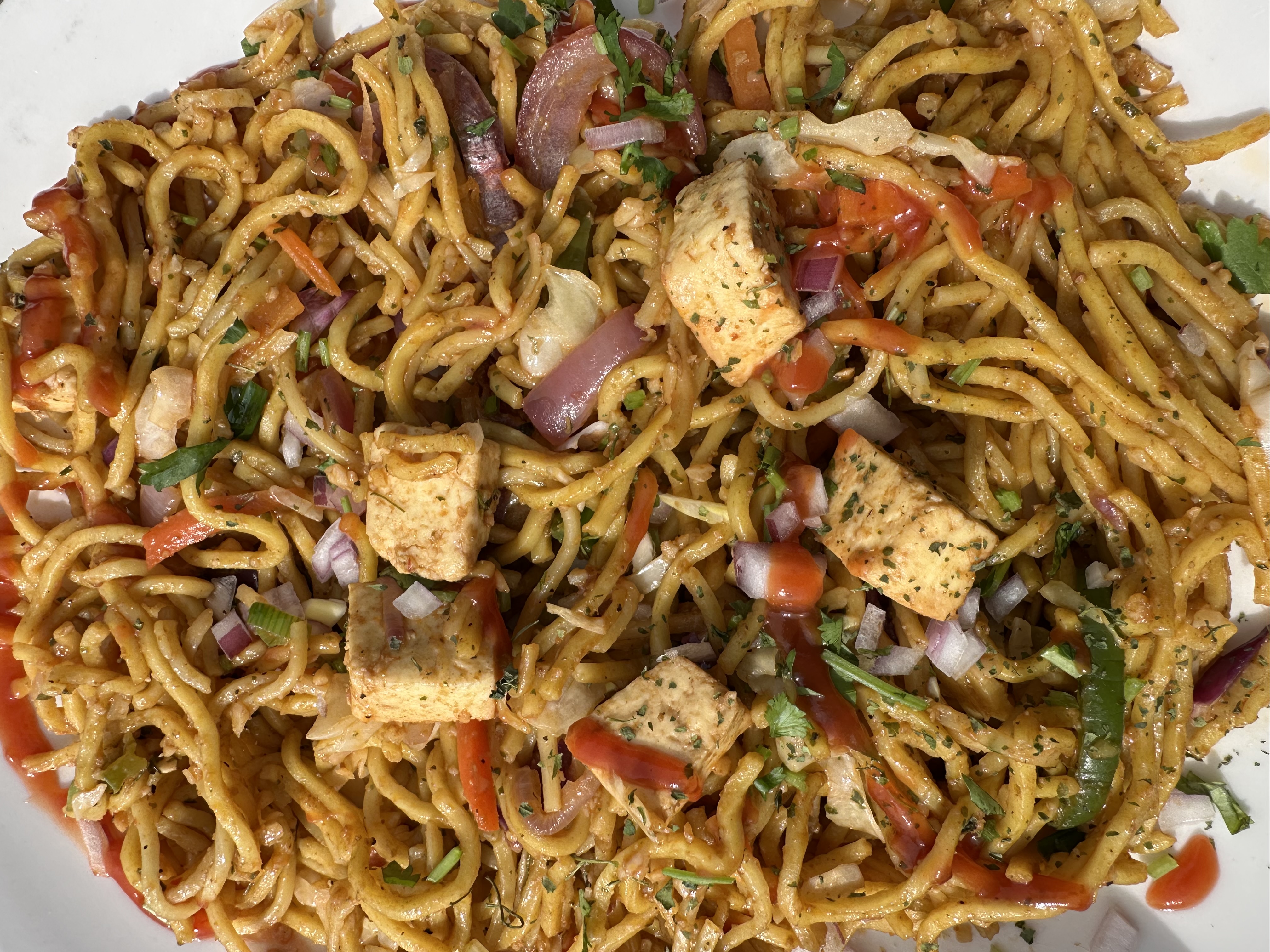 Paneer Hakka Noodles