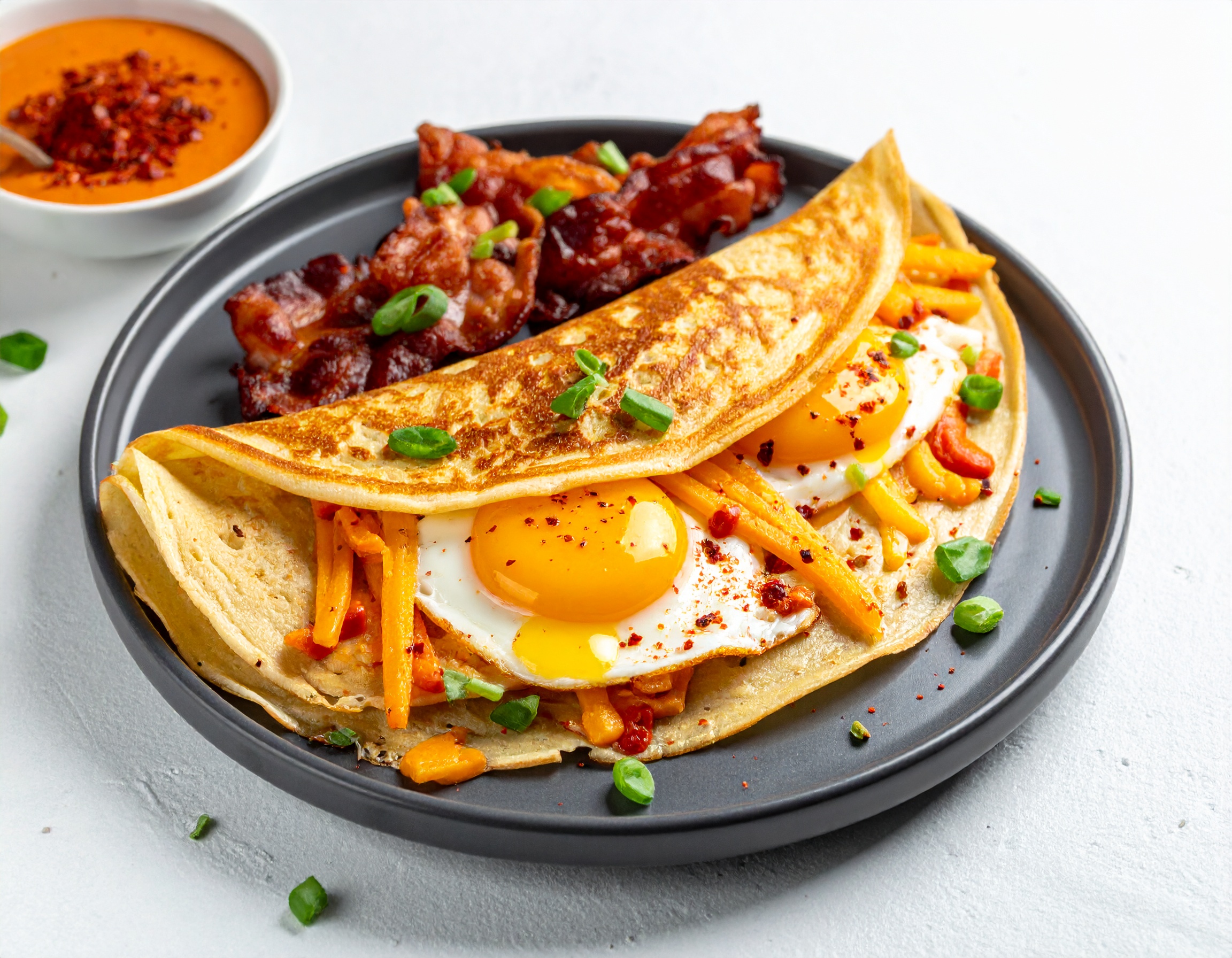 Spicy Breakfast Crêpe