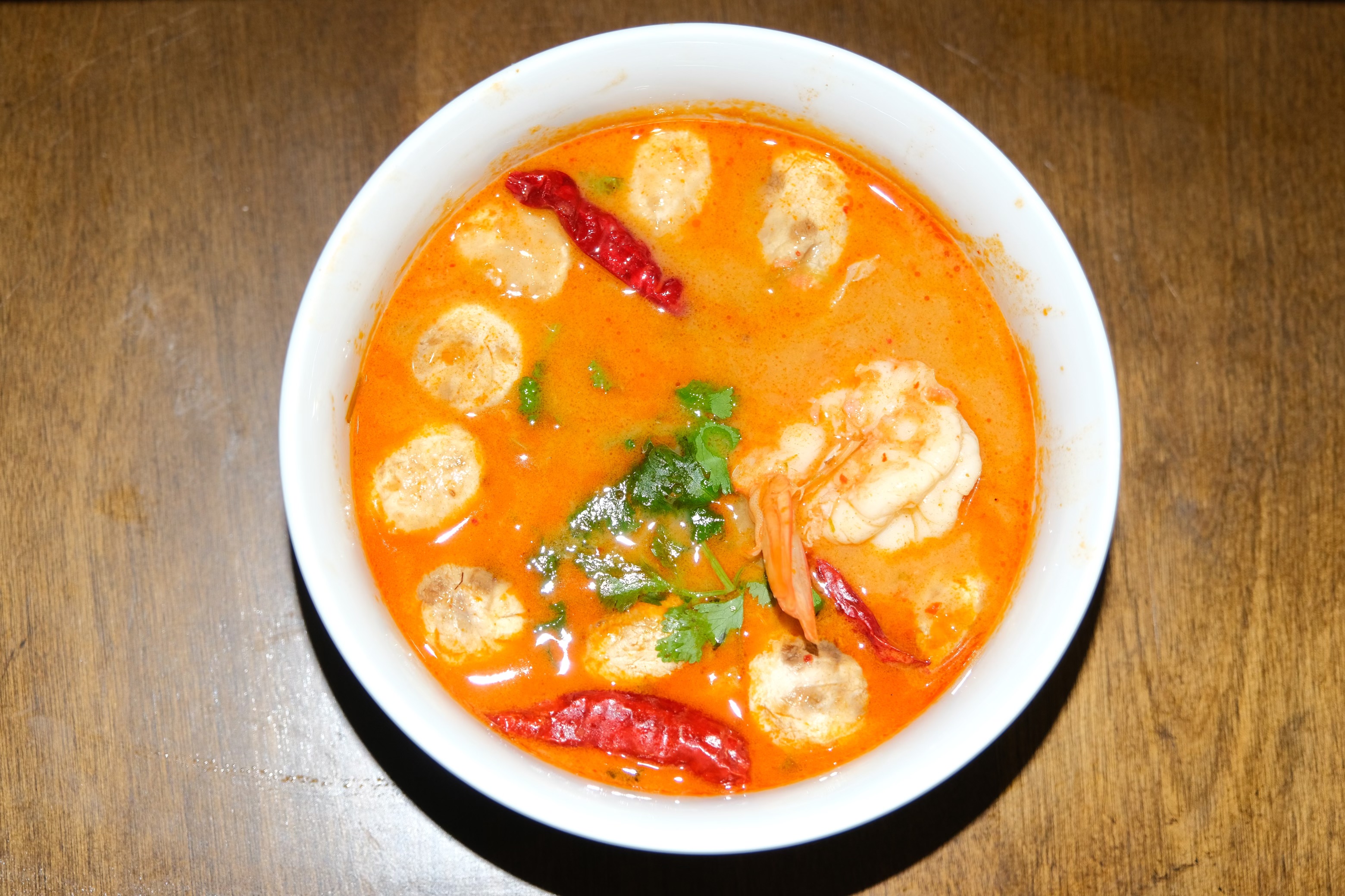 Tom Yum Shrimp Creamy Soup *