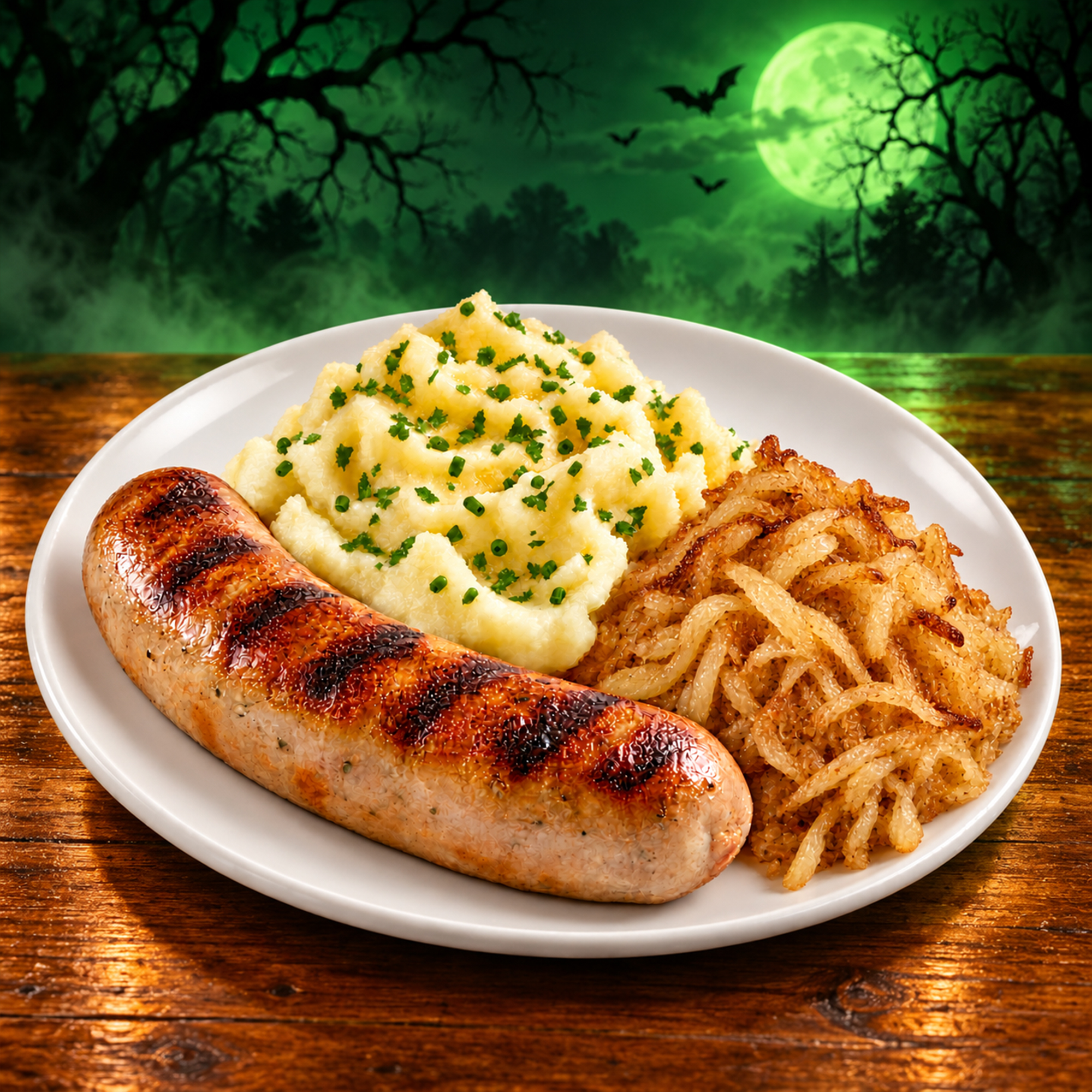 Bratwurst + Mash (October Special)