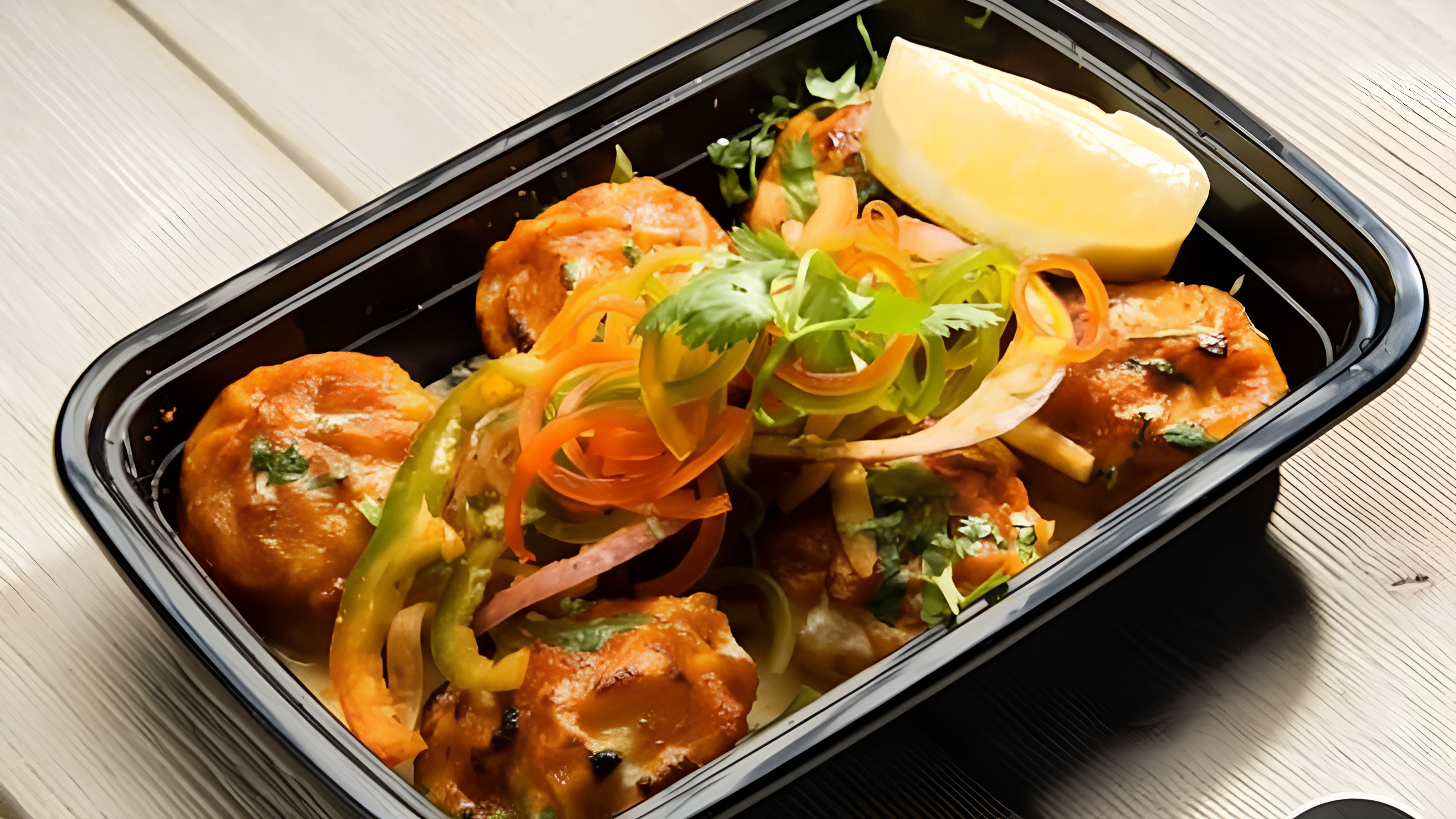 CHICKEN MOMO'S TANDOORI