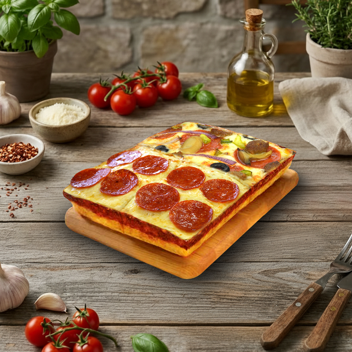 Build Your Own Personal Pan Pizza
