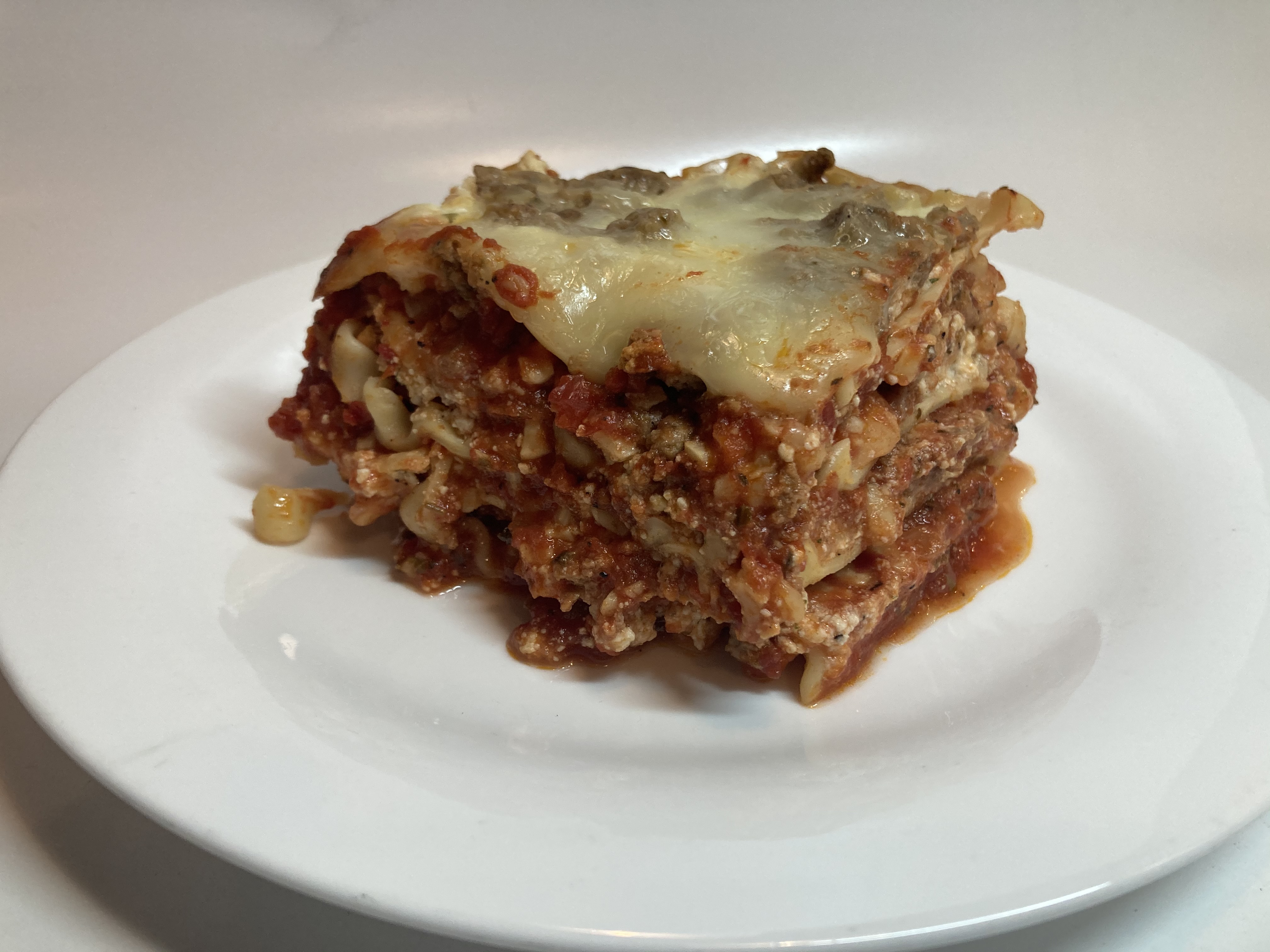 Homemade Meat Lasagna (All Pure Beef)