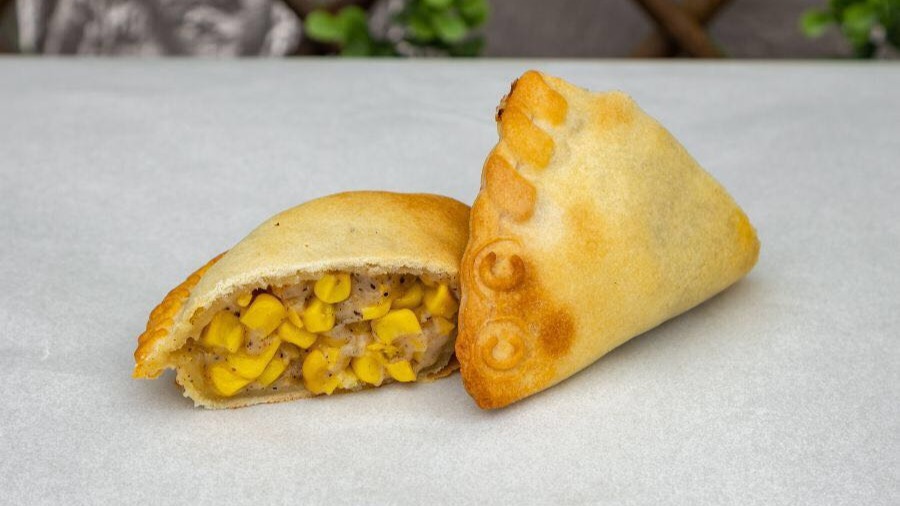 Creamy Corn Empanada (CC) (vegetarian)