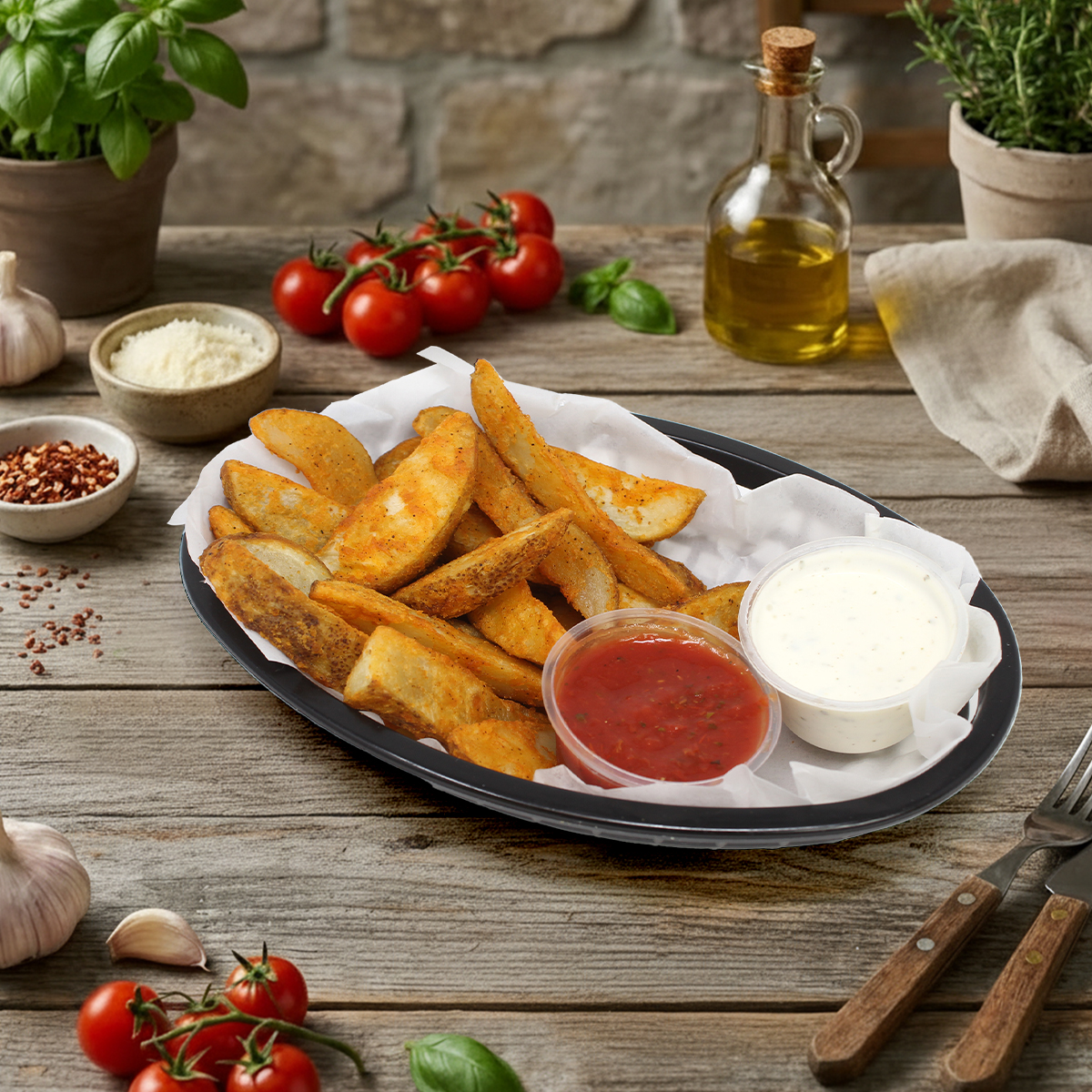 Zesty Potato Wedges 1 LB
